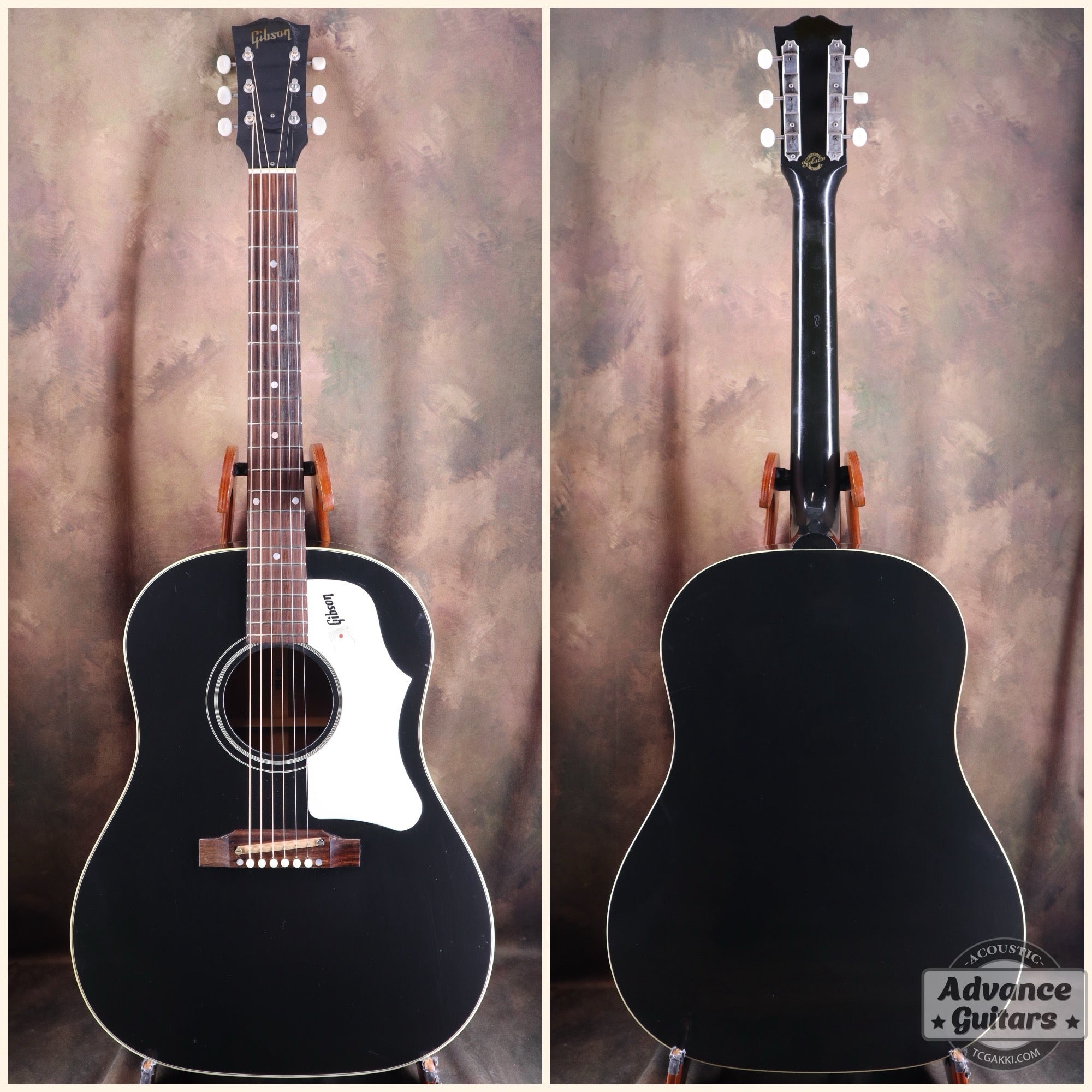 Gibson Custom Shop 2015 J-45 ADJ Ebony Black