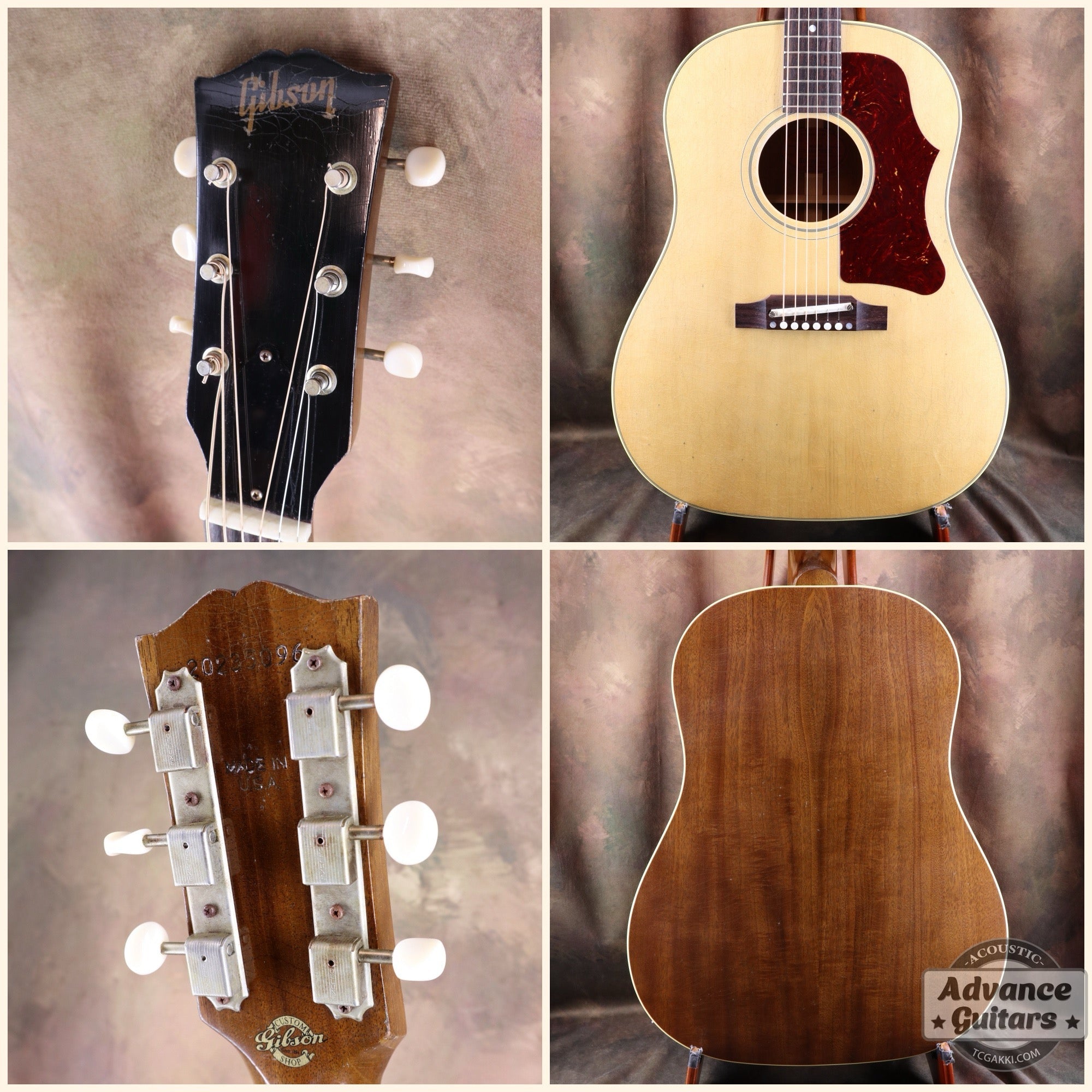 Gibson Custom Shop 2025年製 MURPHY LAB 60s J-50 - TC楽器 - TCGAKKI