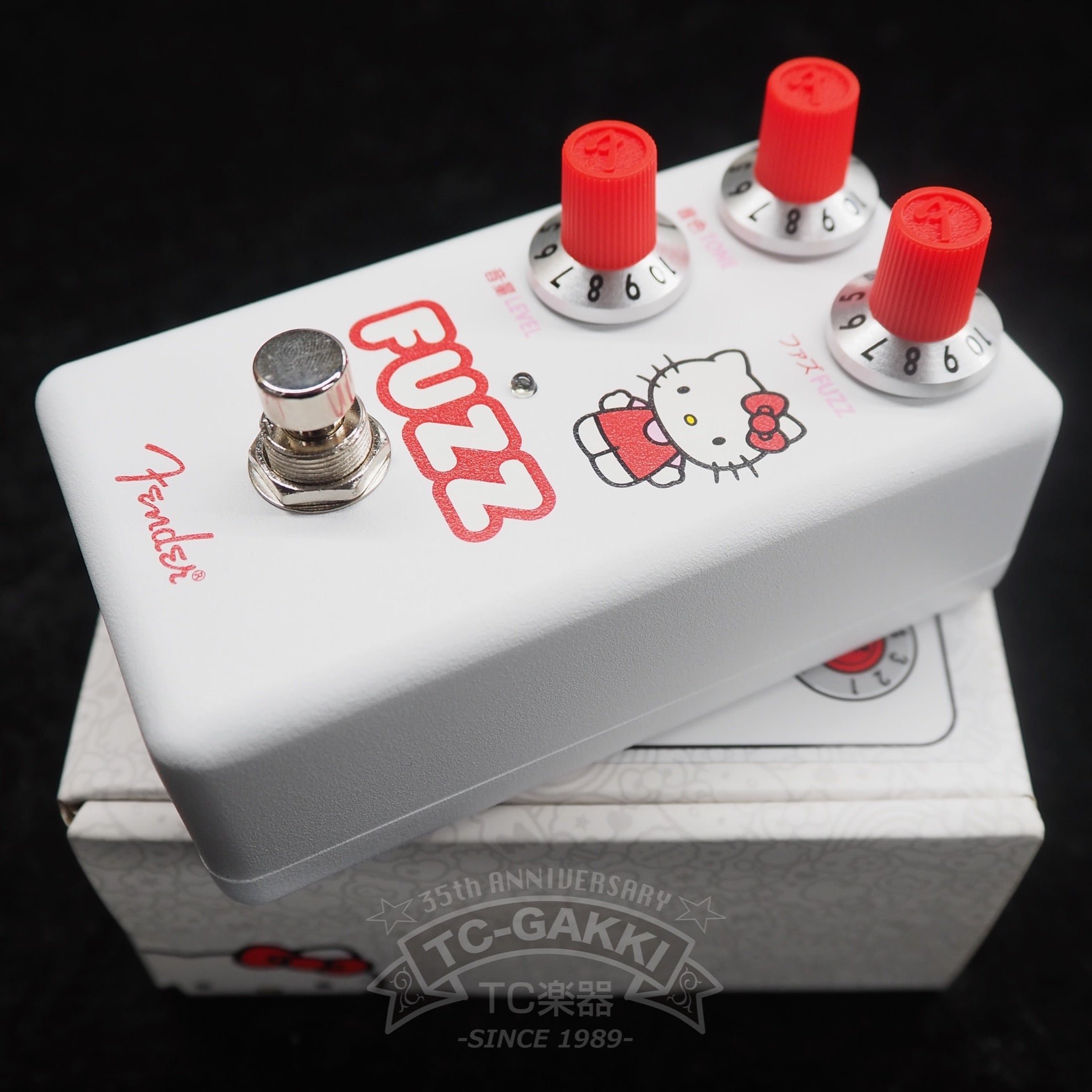 Fender×ハローキティ FUZZ エフェクター ホワイト Hello Kitty Fuzz Pedal White