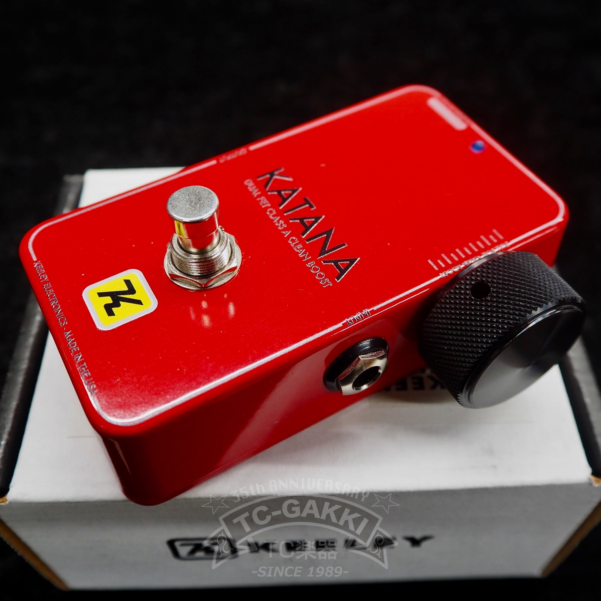 Keeley KATANA DUAL FET CLASS A CLEAN BOOST Rosso Lucido LTD - TC楽器 - TCGAKKI