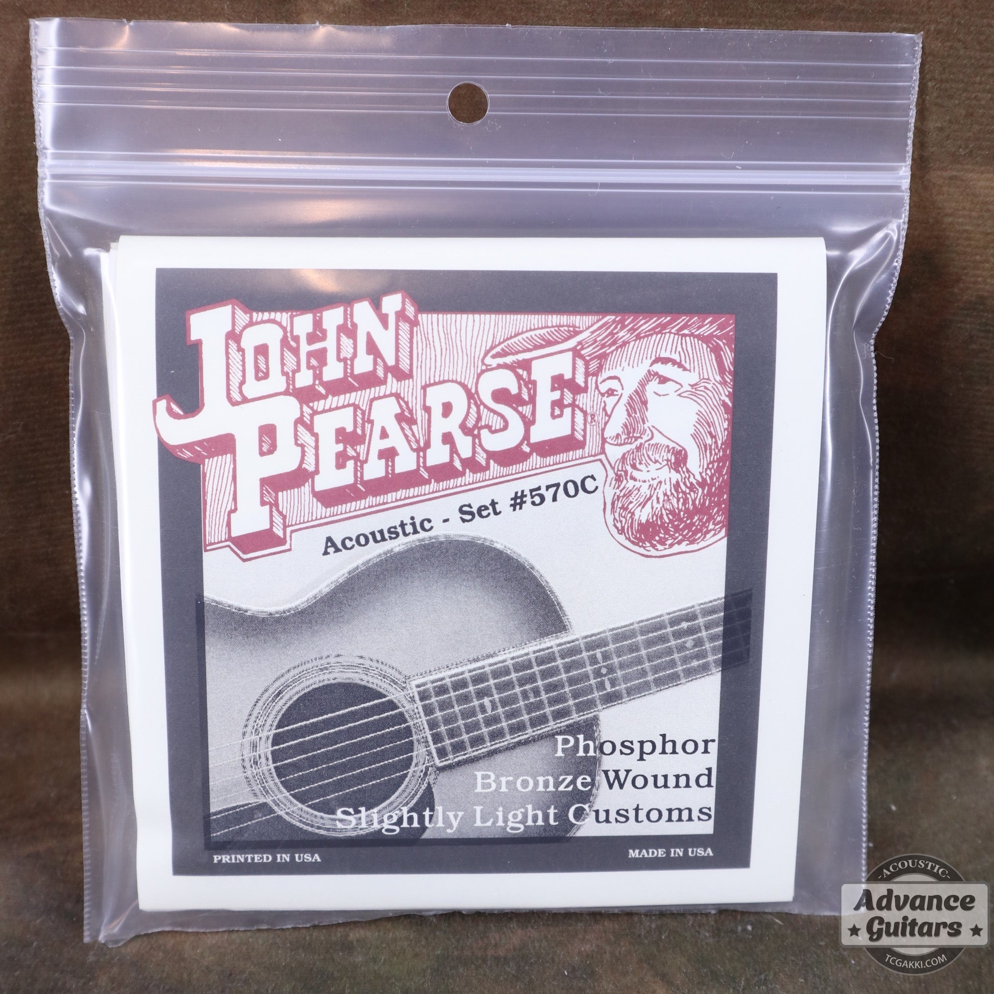 JOHN PEARSE / Phosphor Bronze Light Customs #570C
