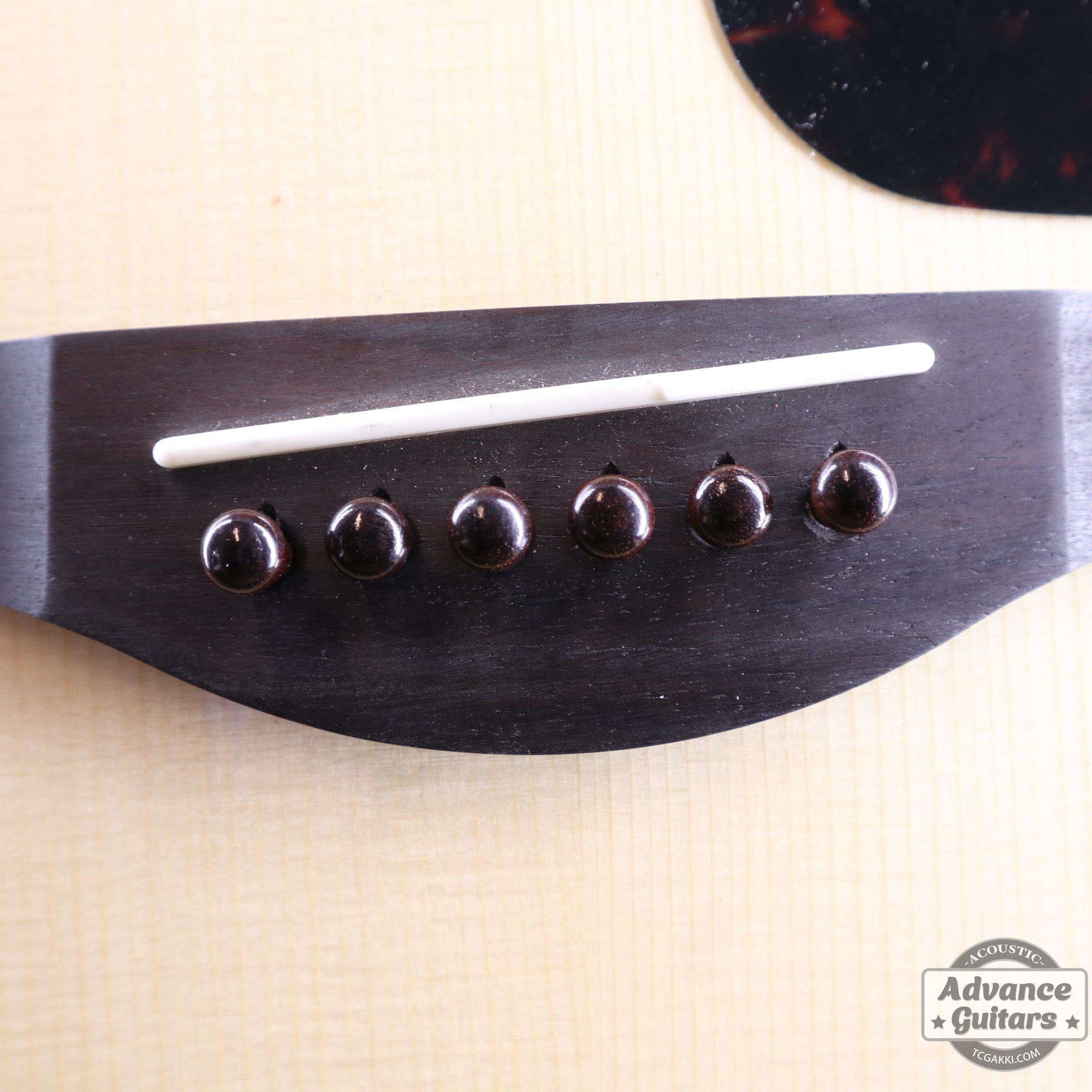 Preciso Wood Bridge Pin & End Pin Set(Snakewood & Plain) - TC楽器 - TCGAKKI