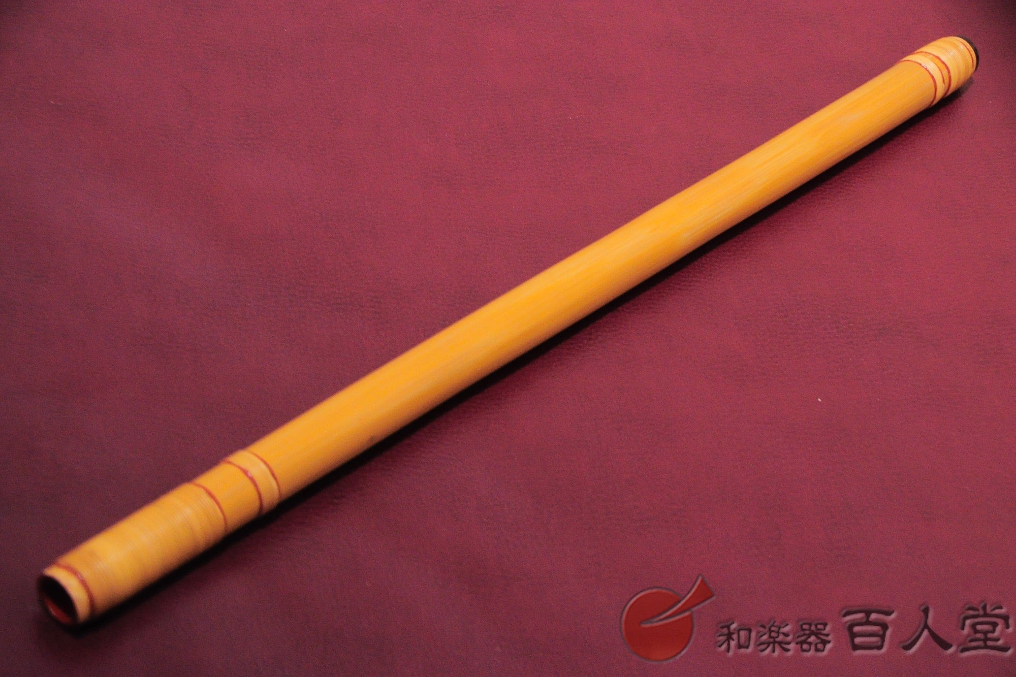 宮本卯之助 篠笛 丸宮(調律笛/唄笛) 三本調子 白竹天地巻 - TC楽器 - TCGAKKI