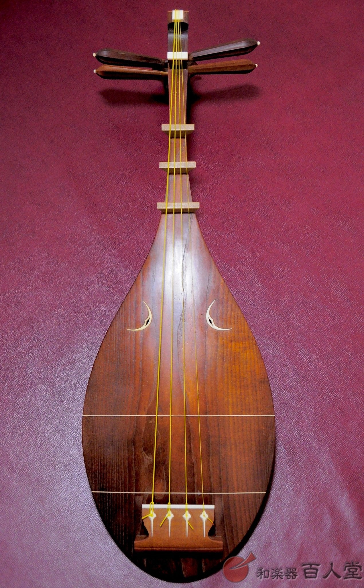 林月作(林宇助) 薩摩琵琶 四絃総桑 - TC楽器 - TCGAKKI