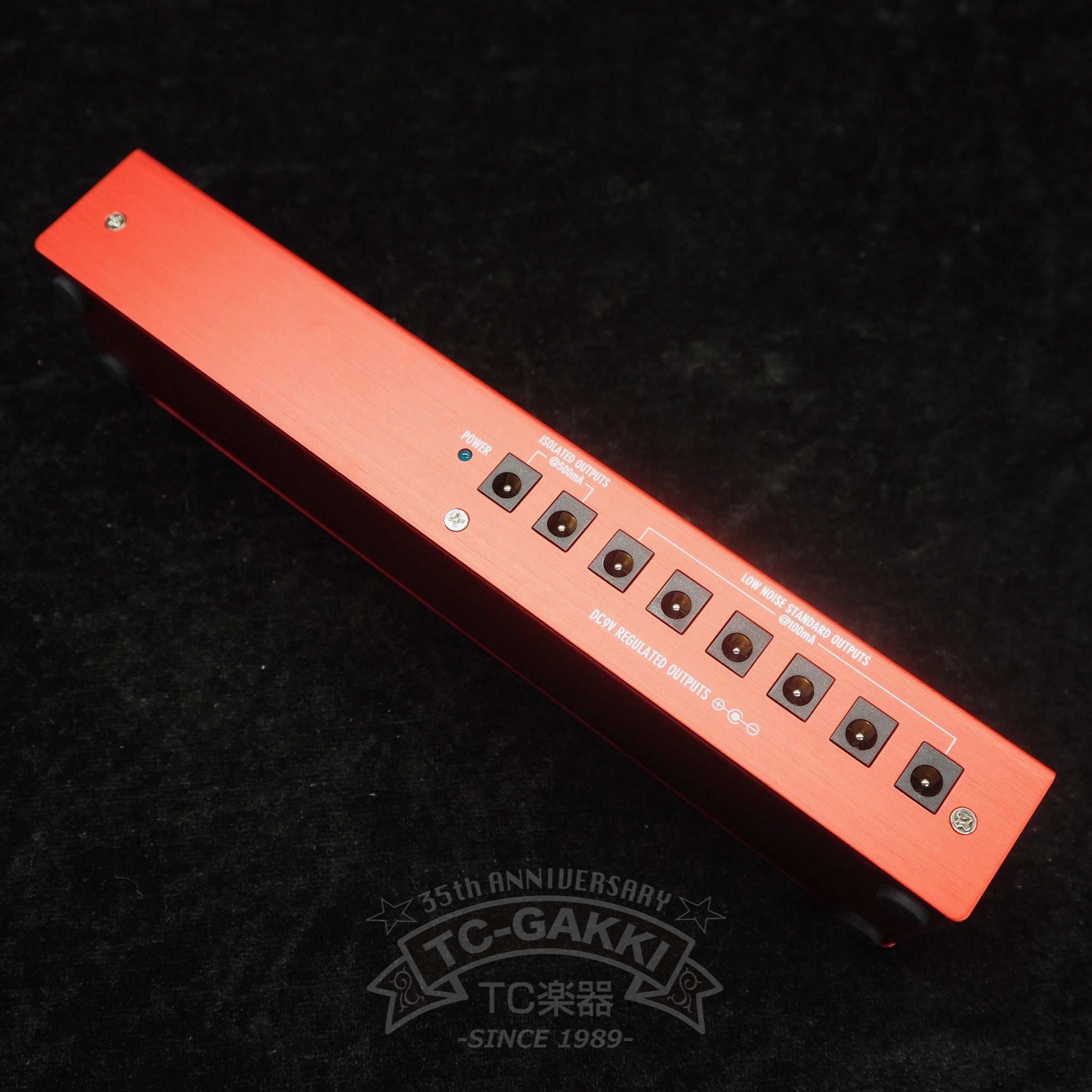 PT - 5D AC POWER DISTRIBUTOR with DC POWER SUPPLY (Red) - TC楽器 - TCGAKKI