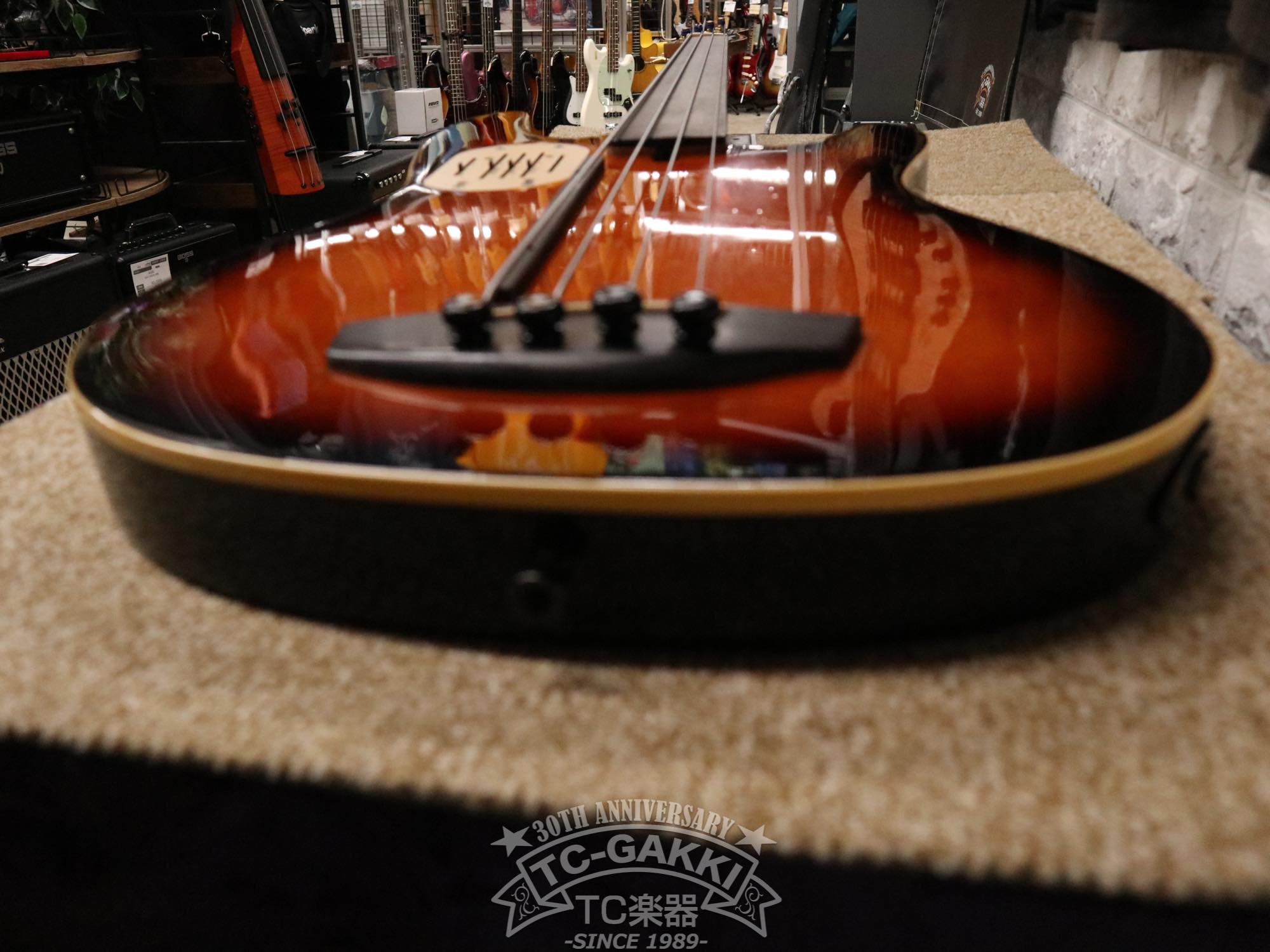 Godin LR Baggs Model Semi-Acoustic Fretless Bass