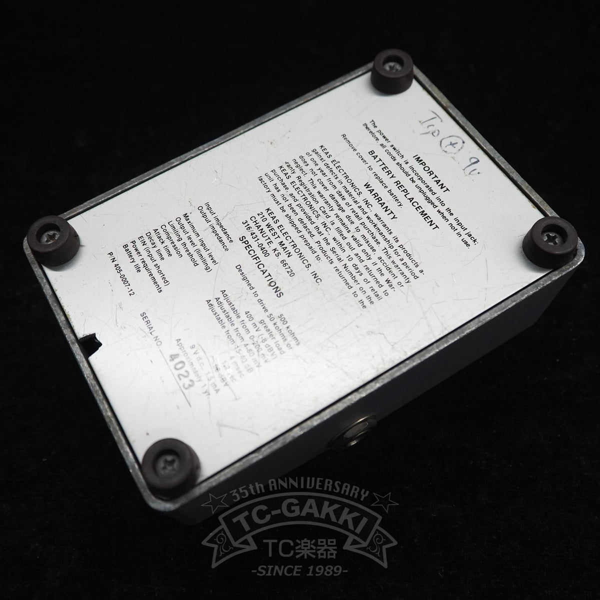 ROSS COMPRESSOR "US-Gray Early Model(Blue Circuit Board)" - TC楽器 - TCGAKKI