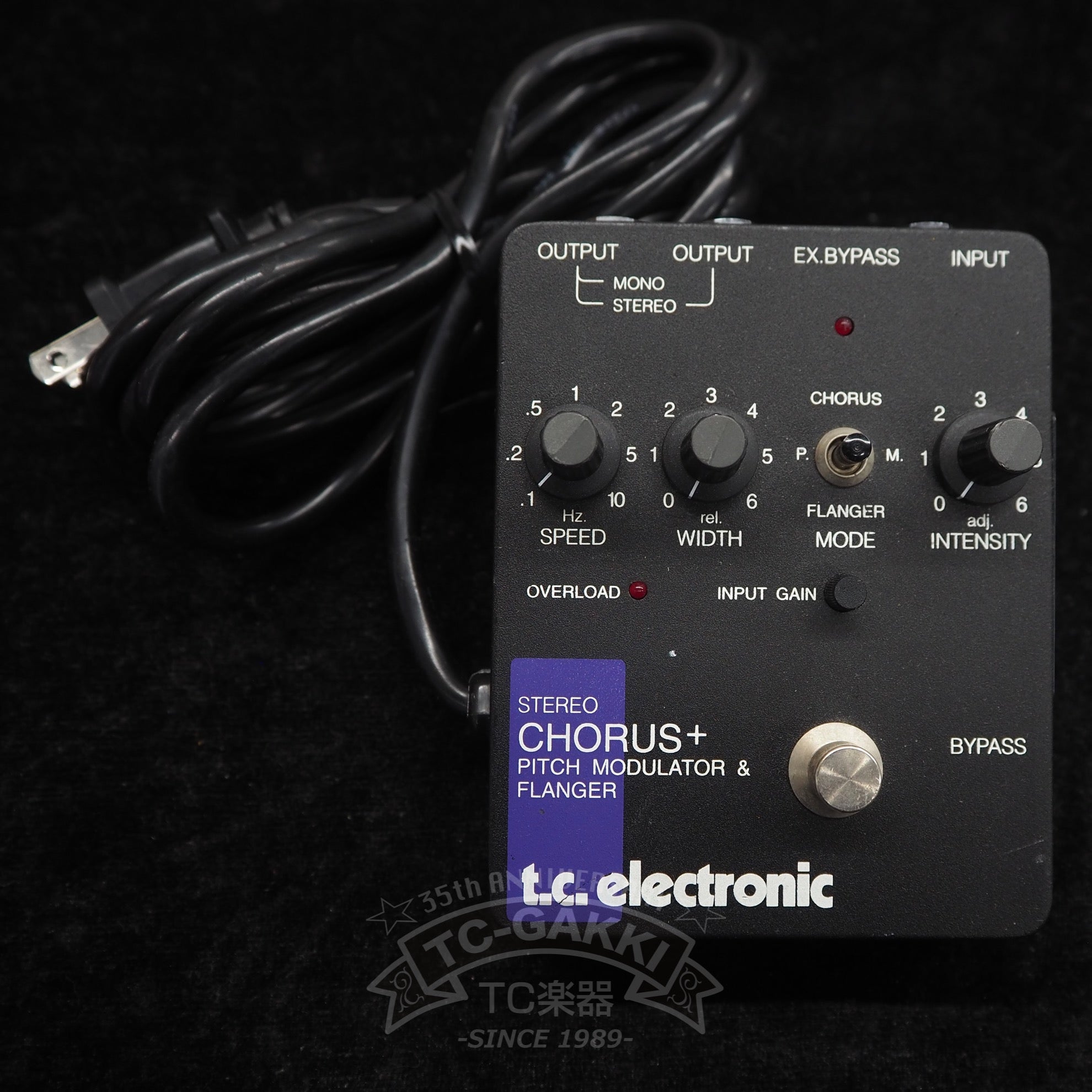 "SCF" STEREO CHORUS+ PITCH MODULATOR & FLANGER - TC楽器 - TCGAKKI
