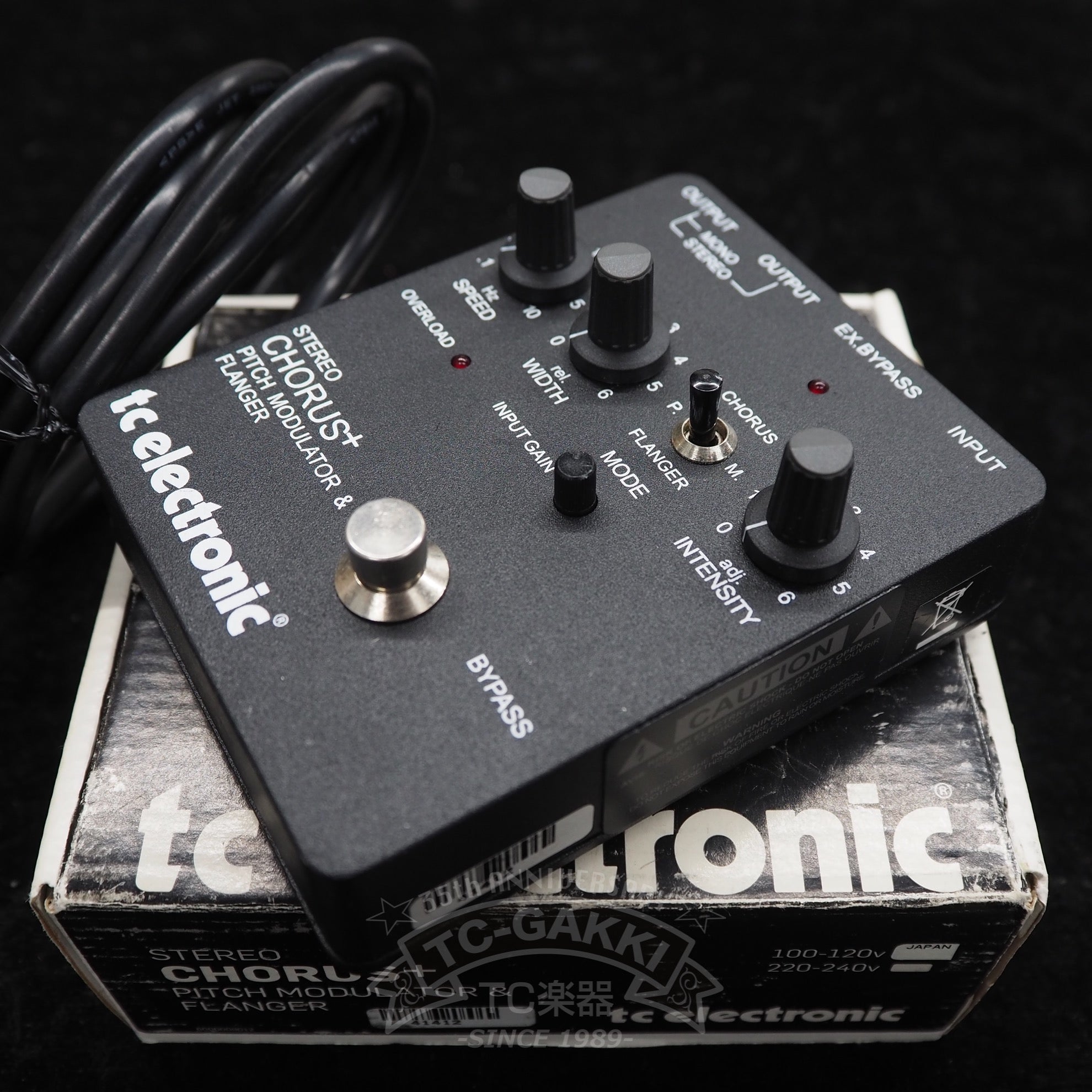 tc electronic SCF STEREO CHORUS+元箱・取説有り tc electronic SCF STEREO CHORUS+元箱・取説有り