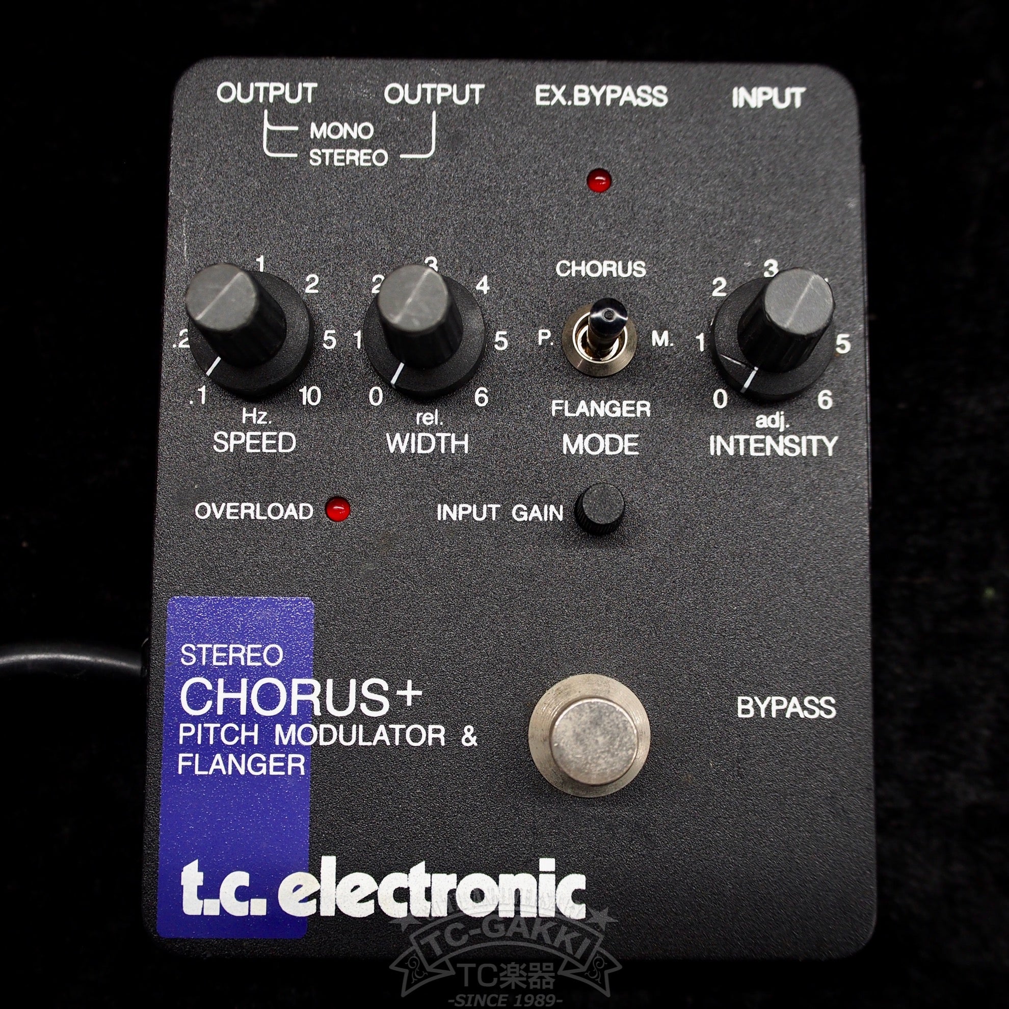 "SCF" STEREO CHORUS+ PITCH MODULATOR & FLANGER(Reissue) - TC楽器 - TCGAKKI