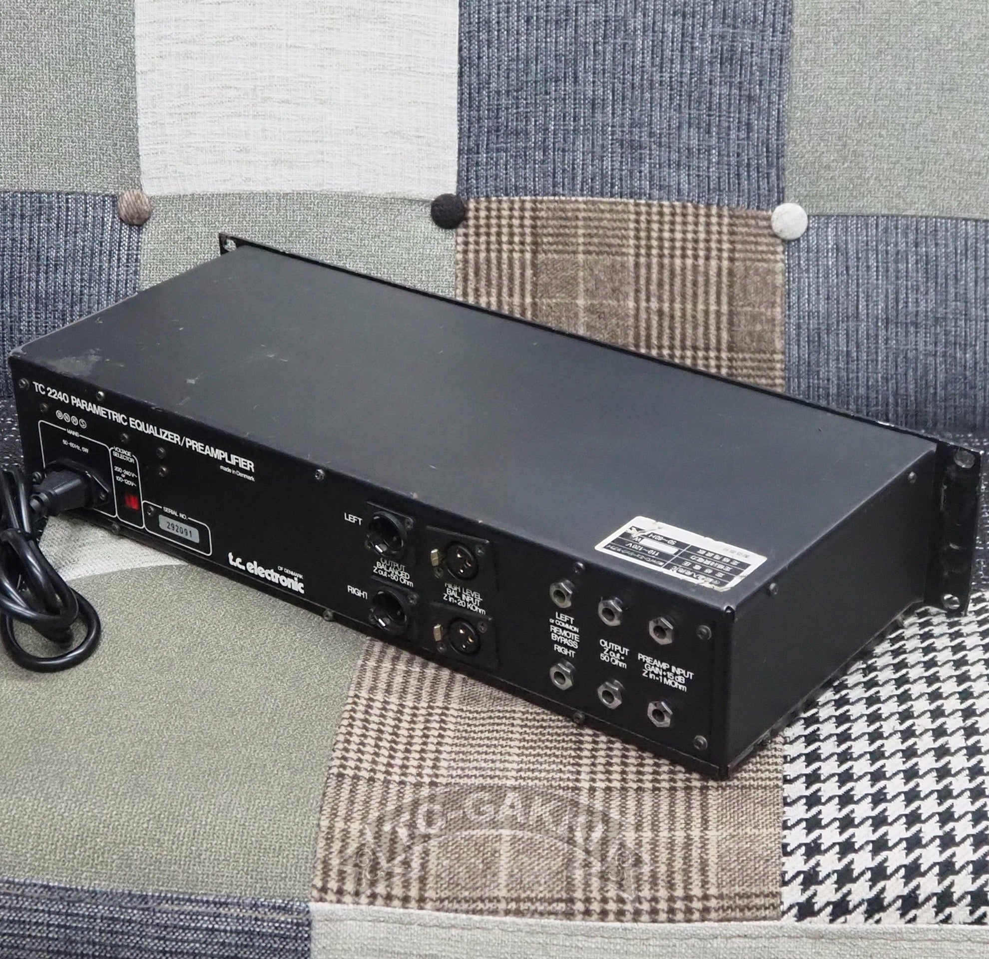TC2240 PARAMETRIC EQUALIZER/PREAMPLIFIER - TC楽器 - TCGAKKI