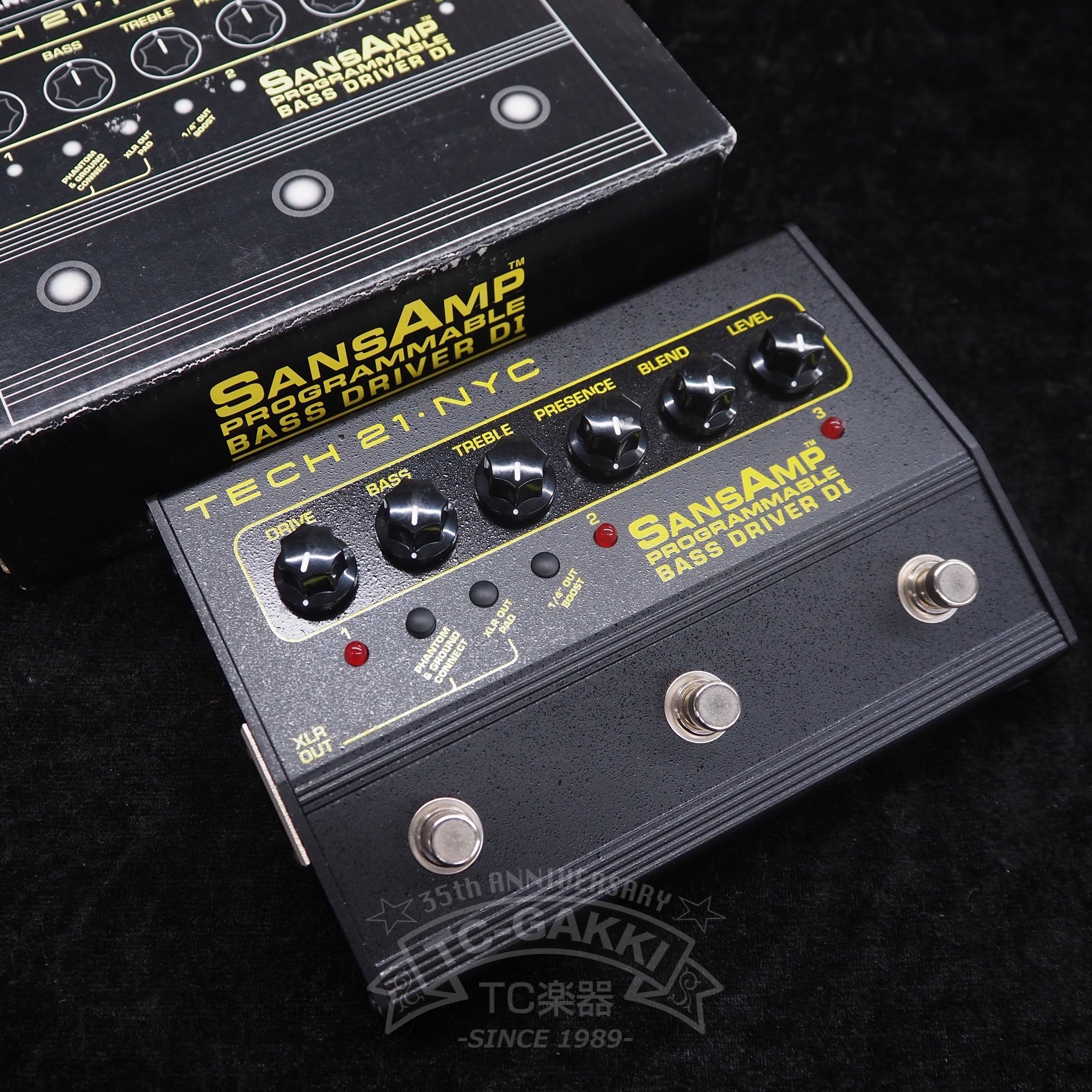 Tech 21 SANSAMP PROGRAMMABLE BASS DRIVER DI - TC楽器 - TCGAKKI