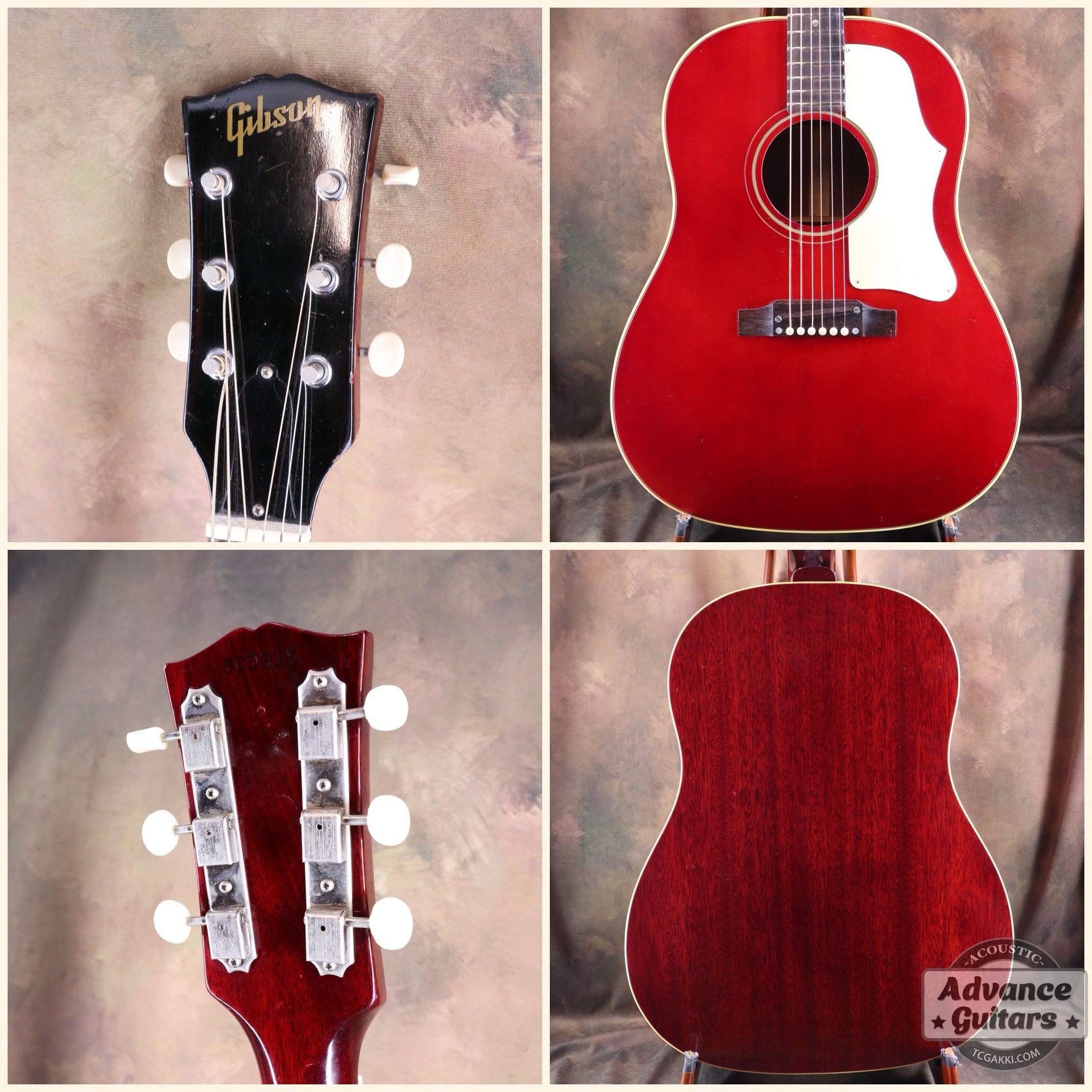 Gibson 1967年製 J-45 Cherry Red