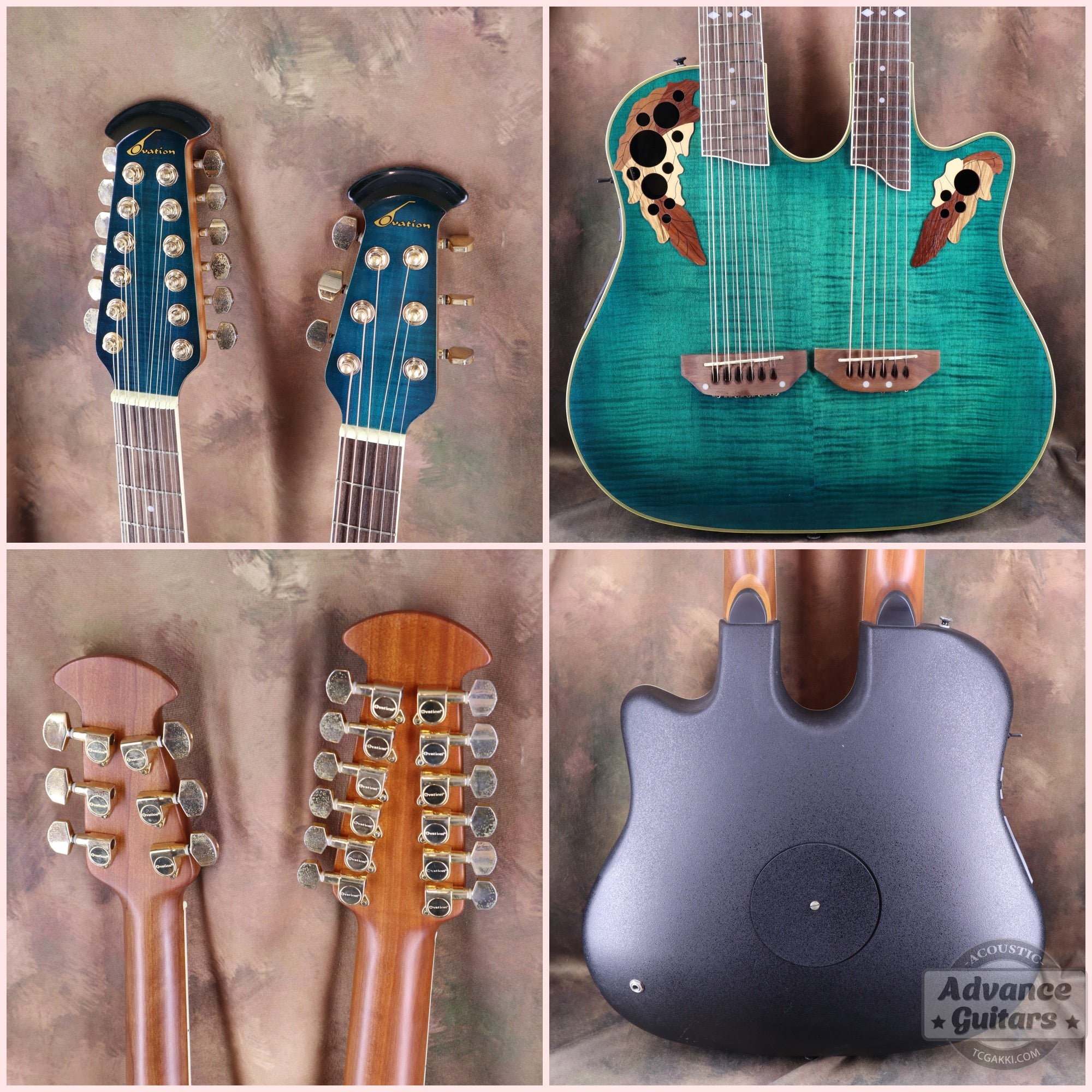 Ovation Celebrity CSD215 Double Neck