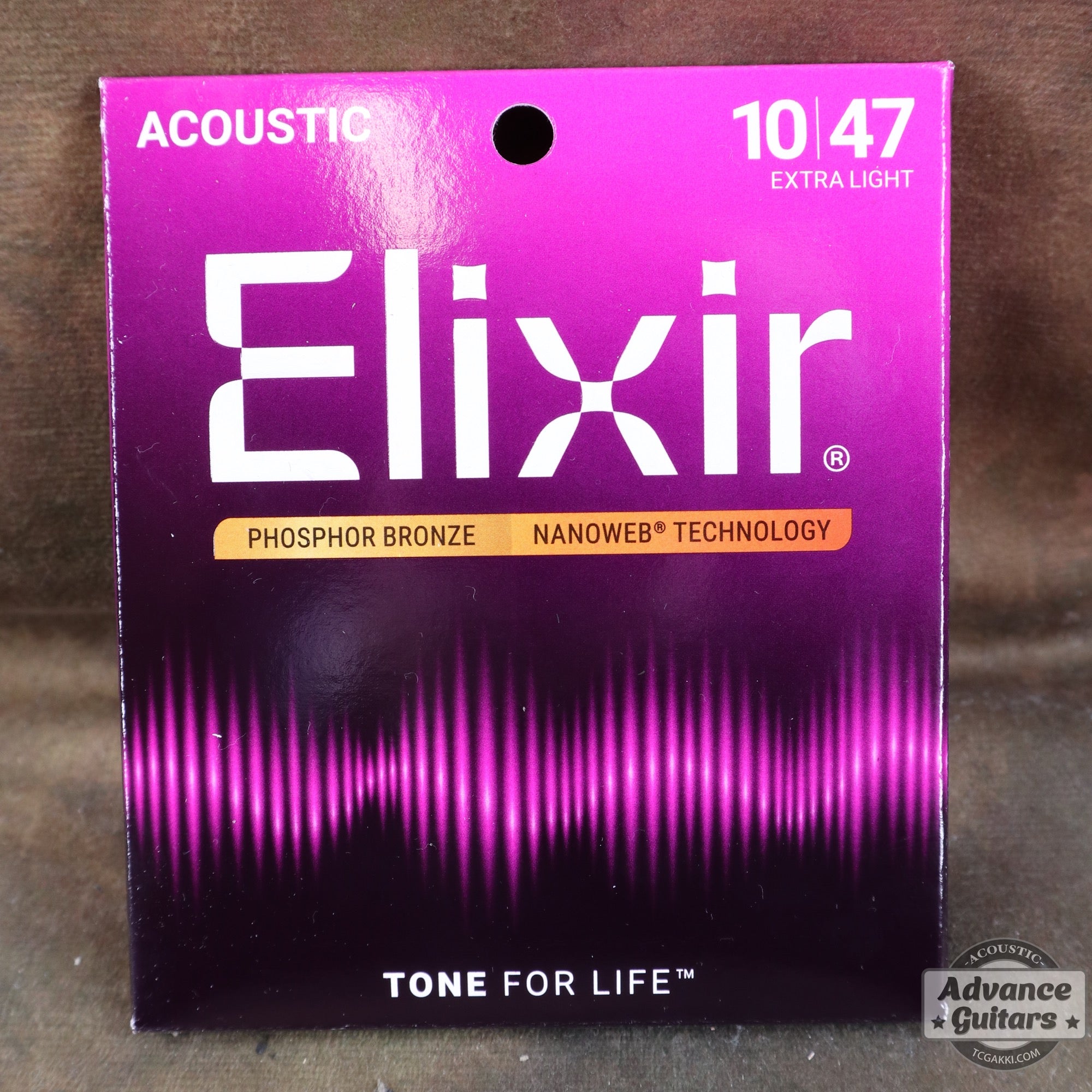 Elixir / NANOWEB Phosphor Bronze Extra Light #16002