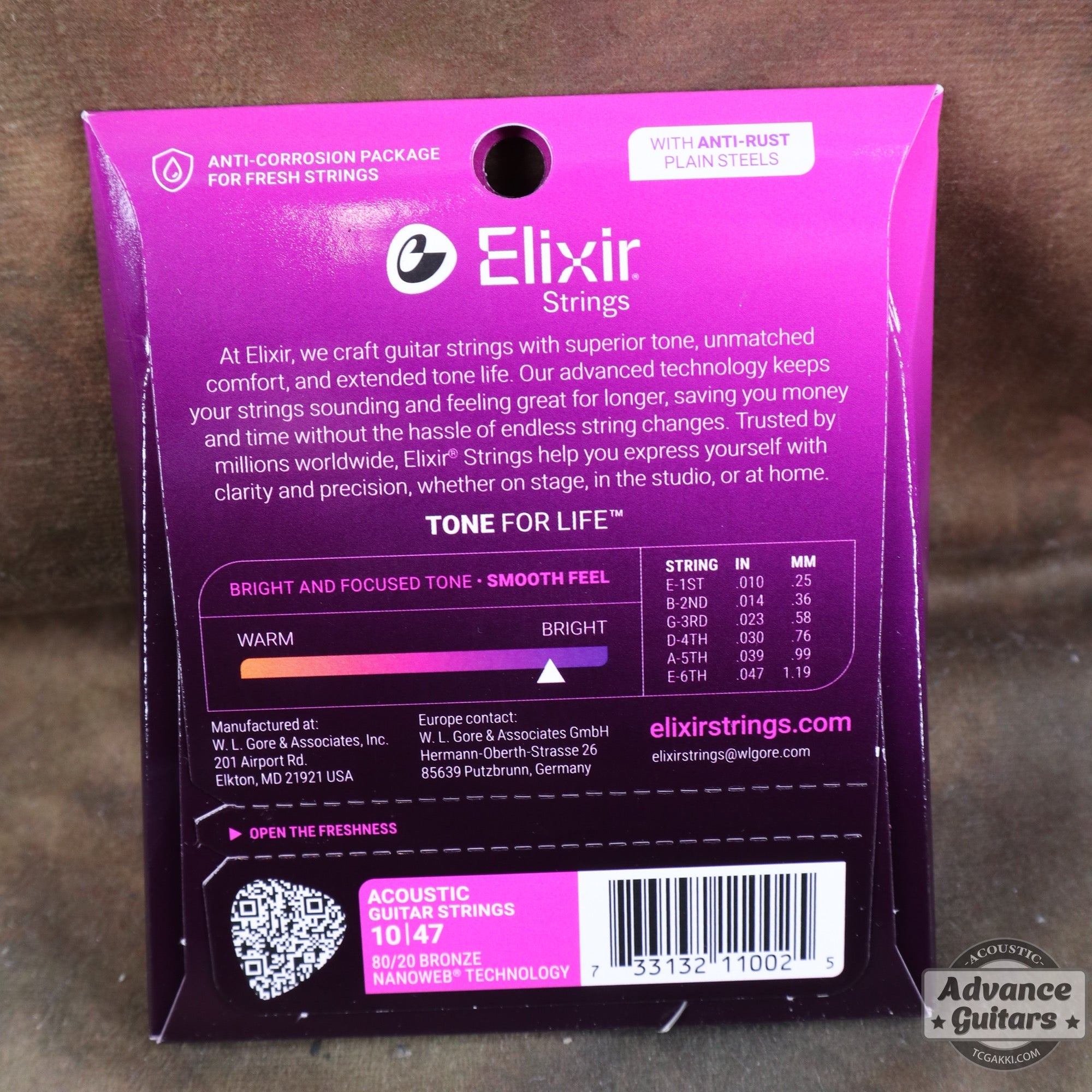 Elixir / NANOWEB Bronze Extra Light #11002