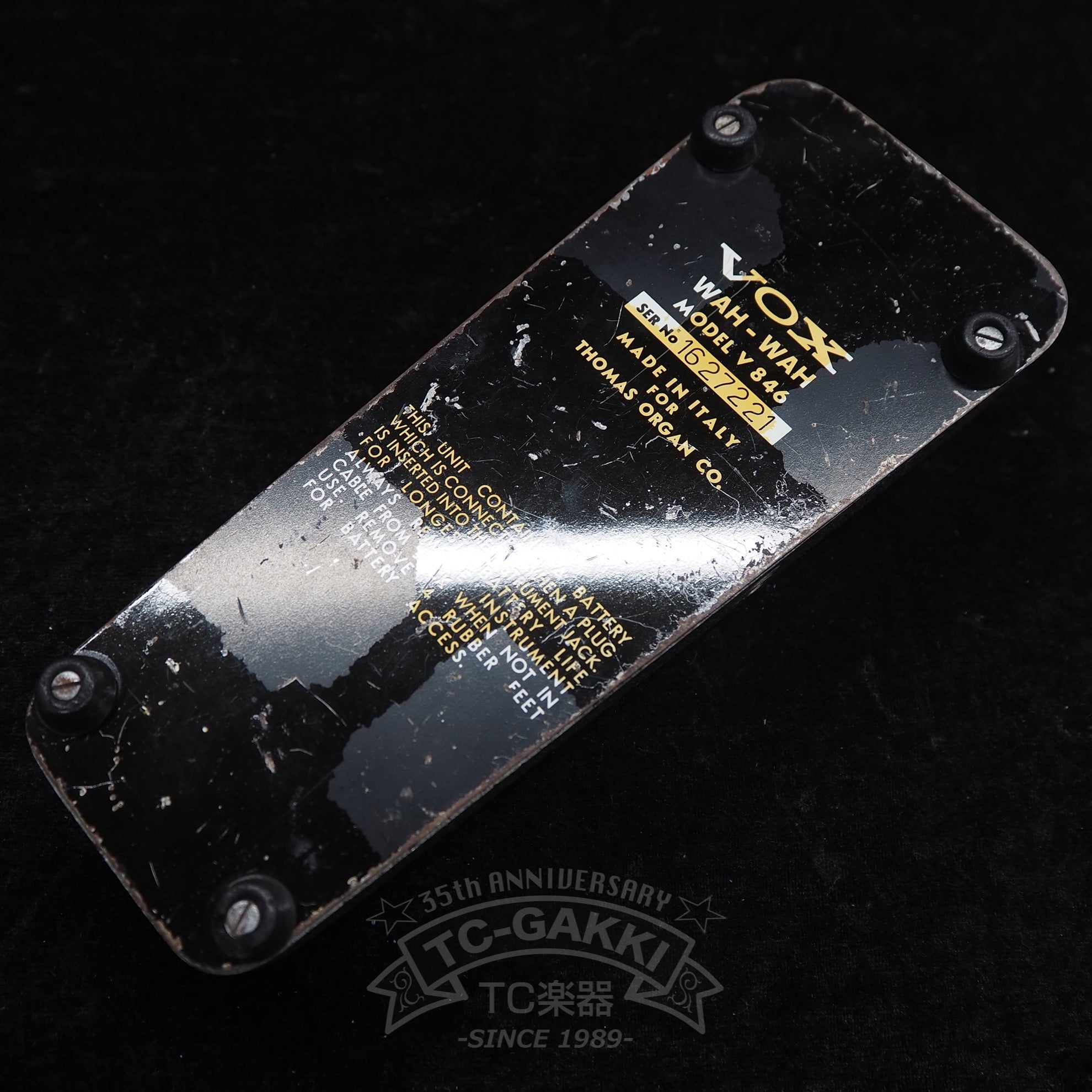 V846 WAH - WAH (MADE IN ITALY FOR THOMAS ORGAN) - TC楽器 - TCGAKKI