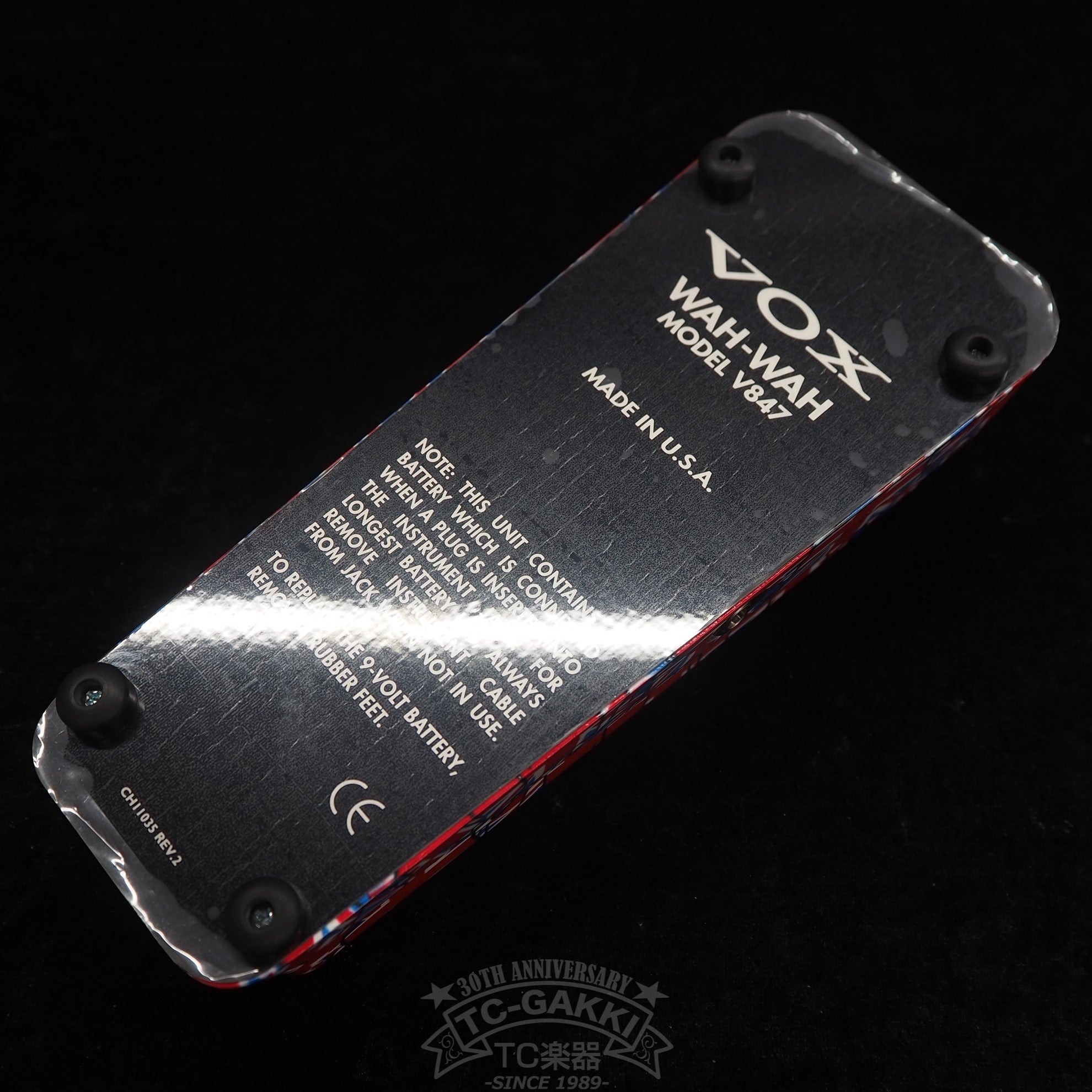 V847 Wah Wah Pedal (Union Jack Ver.) - TC楽器 - TCGAKKI