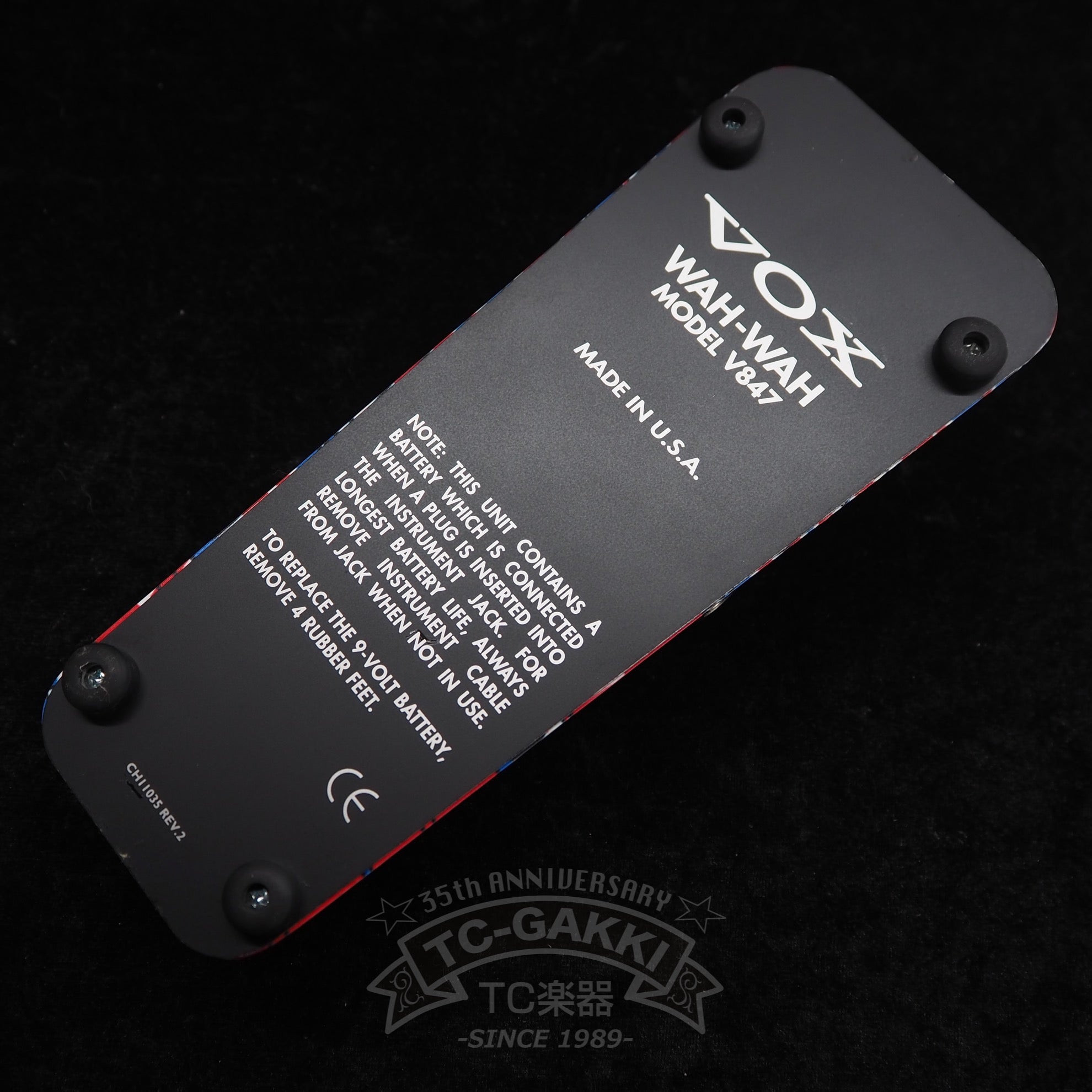 V847 Wah Wah Pedal (Union Jack Ver.) Mod. - TC楽器 - TCGAKKI