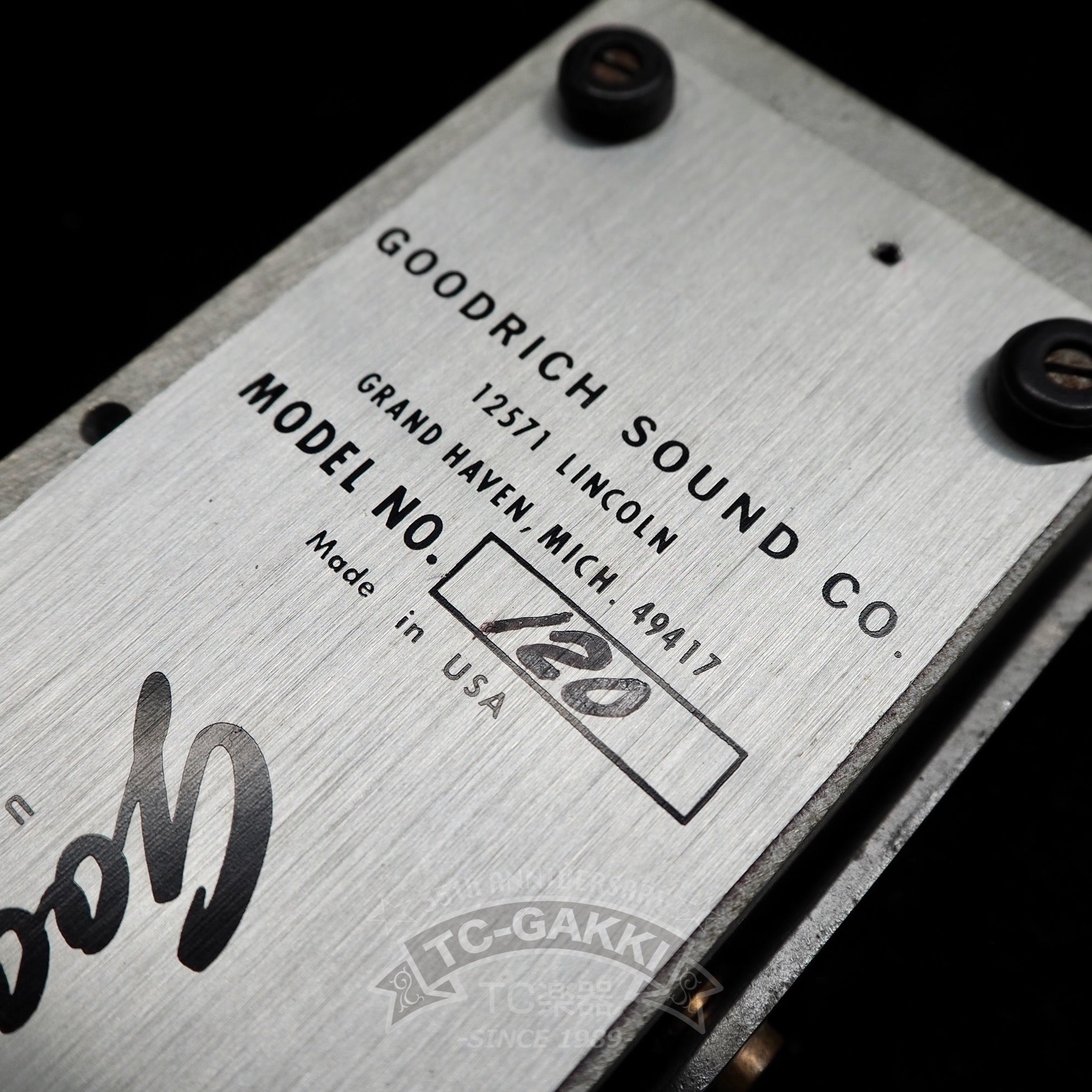 VOLUME PEDAL MODEL NO.120 - TC楽器 - TCGAKKI