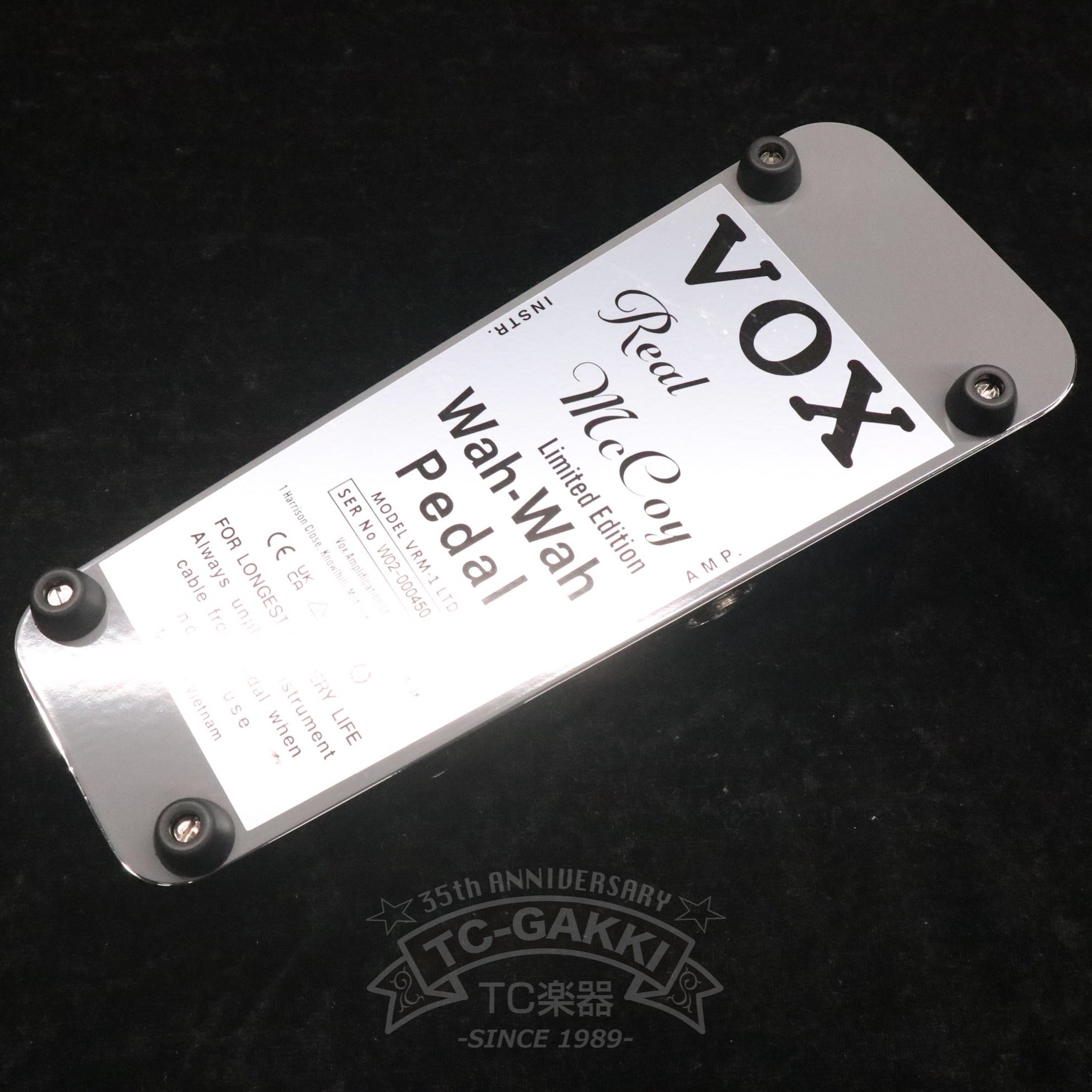 VRM - 1 LTD Real McCoy Wah - Wah Pedal (Limited Edition) - TC楽器 - TCGAKKI