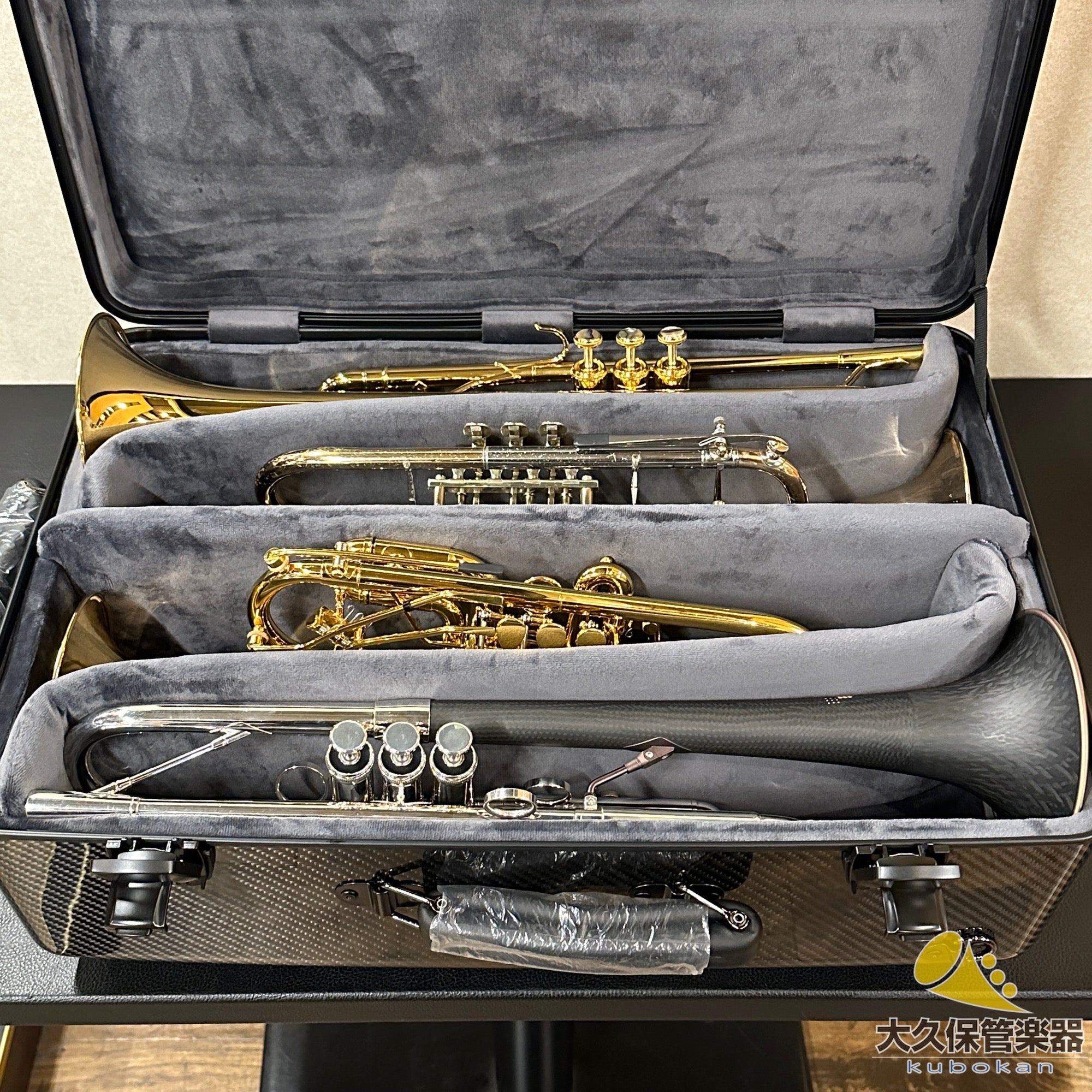 Wahnsinn Case【トランペット・クアッド】3Kナチュラルカーボン/ブラック - TC楽器 - TCGAKKI