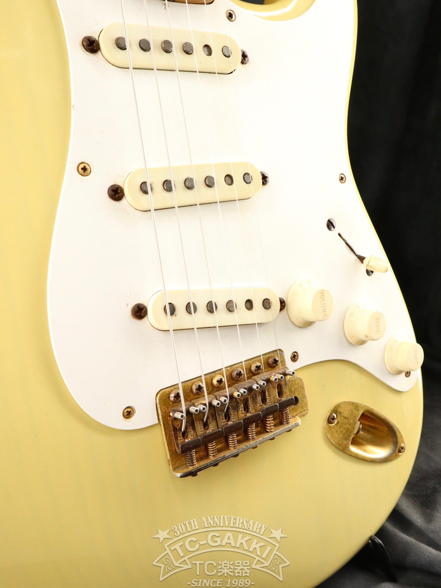 1957 Stratocaster White Blonde Refinished - TC楽器 - TCGAKKI