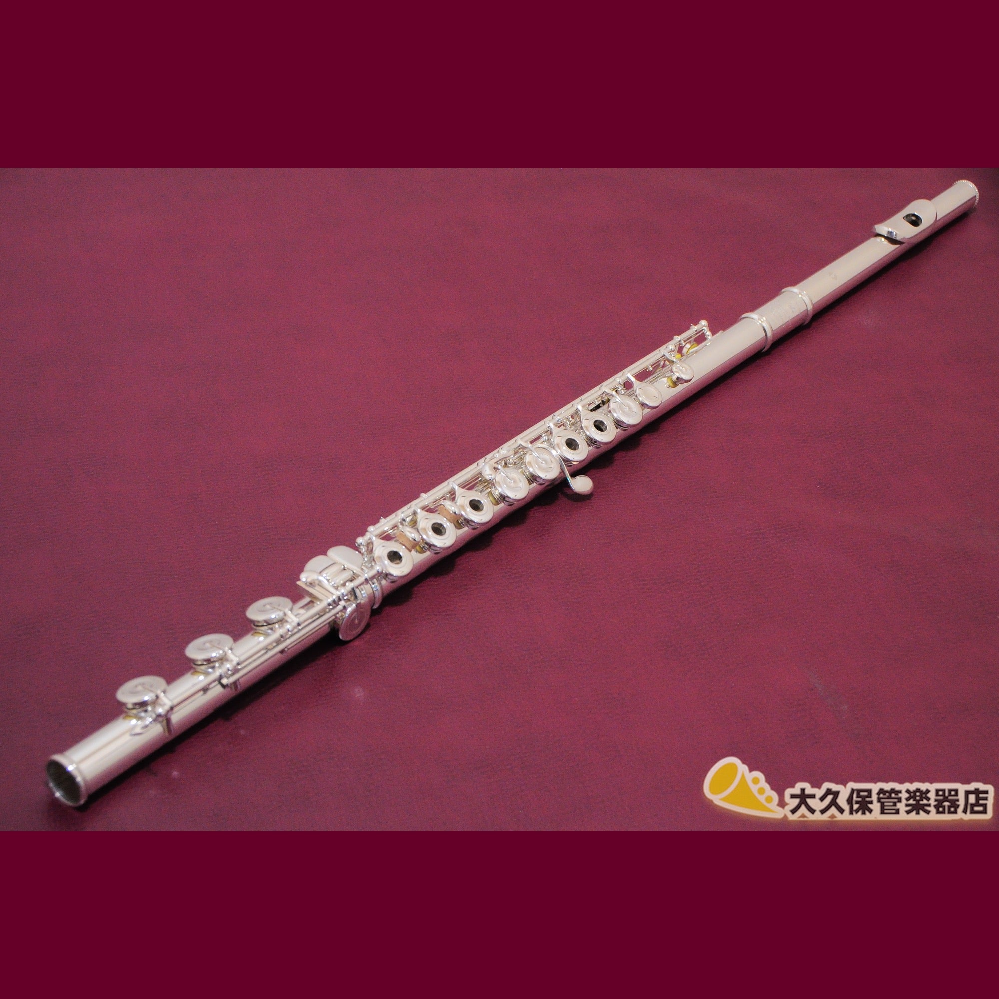 好評最新品Muramatsu Flute ムラマツ フルート 村松 ハードケース付き 金管器 吹奏器 △ 6593B-1 フルート