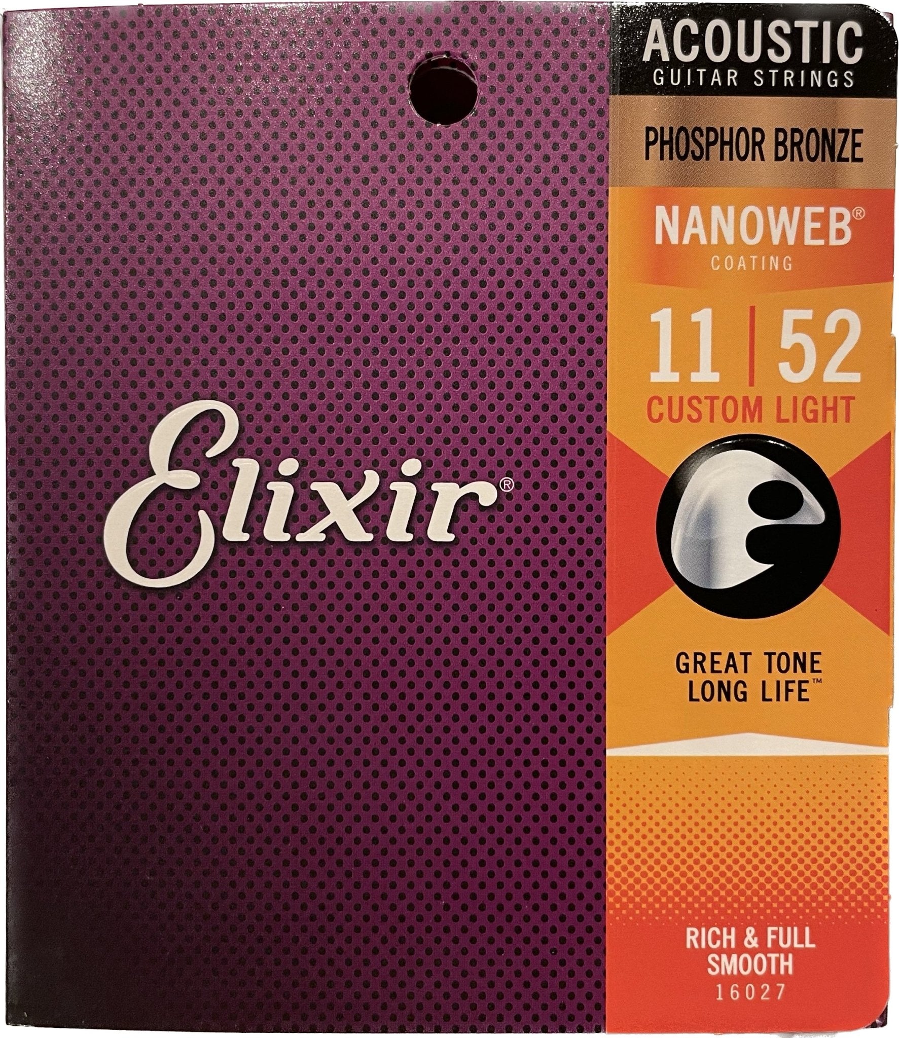 Elixir / NANOWEB Phosphor Bronze Custom Light - TC楽器 - TCGAKKI