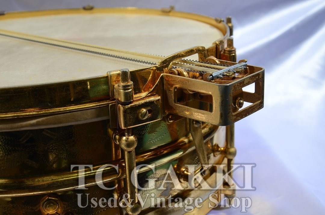 Ludwig Engraved gold-plated snare Drum - TC楽器 - TCGAKKI