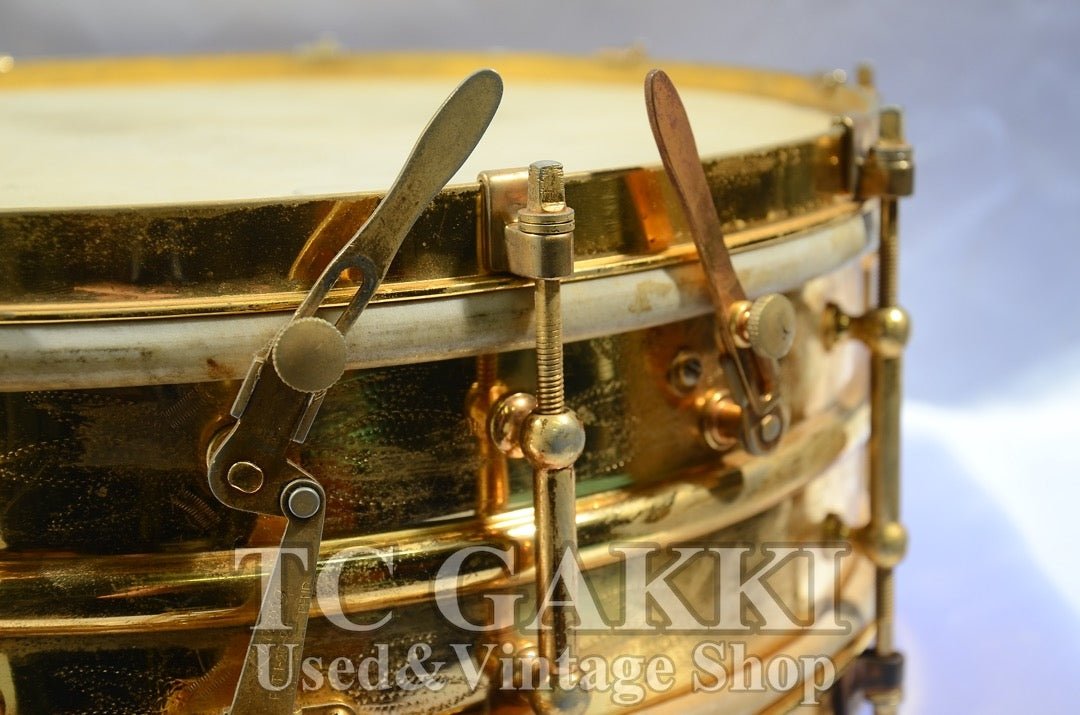Ludwig Engraved gold-plated snare Drum - TC楽器 - TCGAKKI