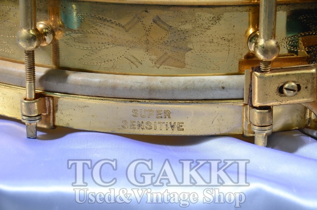 Ludwig Engraved gold-plated snare Drum - TC楽器 - TCGAKKI