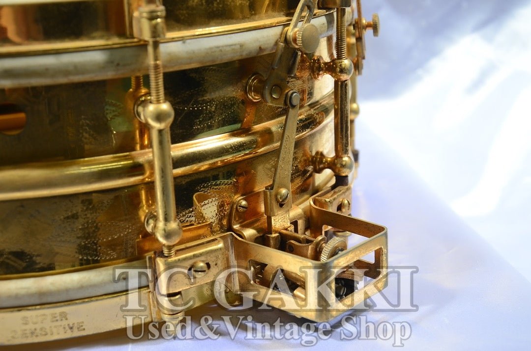 Ludwig Engraved gold-plated snare Drum - TC楽器 - TCGAKKI