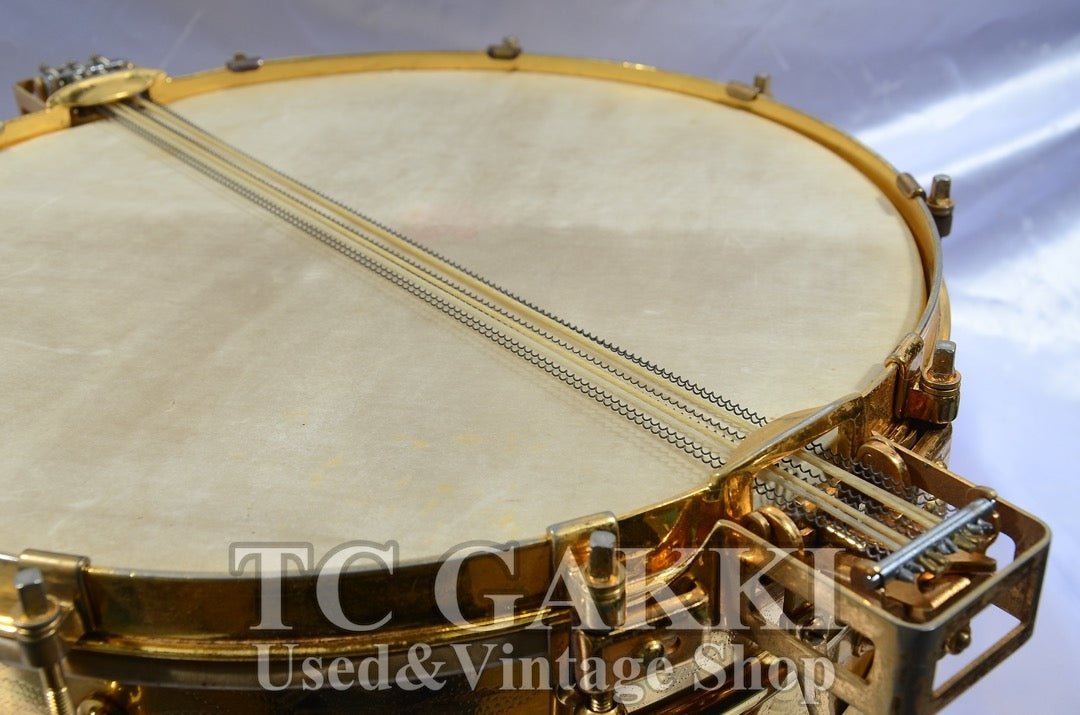 Ludwig Engraved gold-plated snare Drum - TC楽器 - TCGAKKI