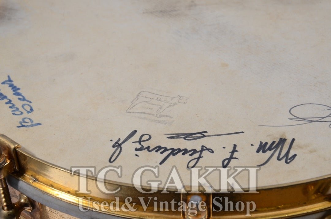 Ludwig Engraved gold-plated snare Drum - TC楽器 - TCGAKKI