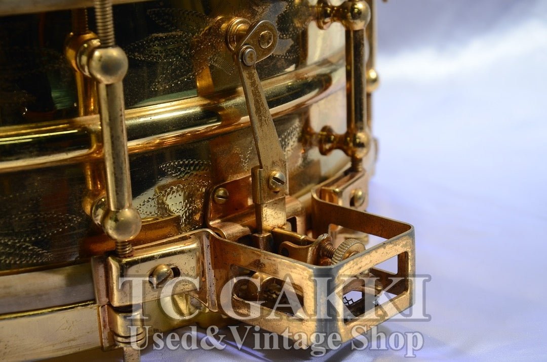 Ludwig Engraved gold-plated snare Drum - TC楽器 - TCGAKKI