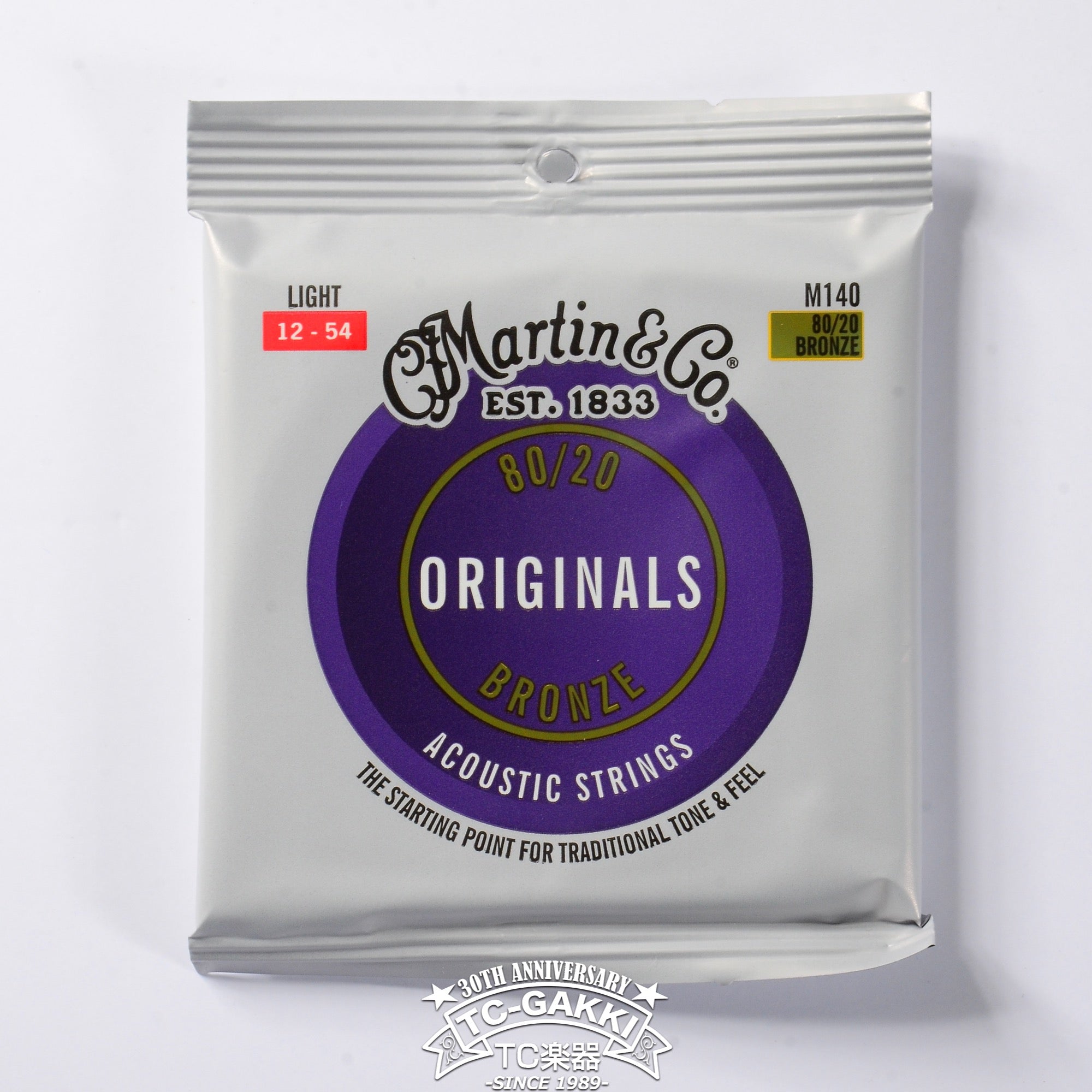 M140 ACOUSTIC 80/20 Bronze Light - TC楽器 - TCGAKKI