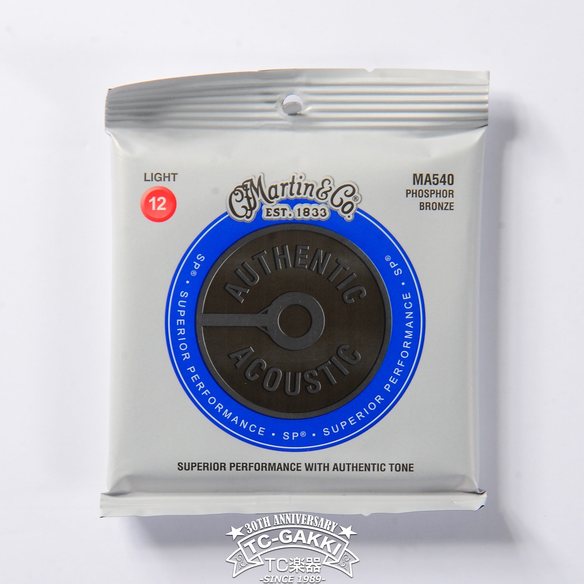 MA540 AUTHENTIC ACOUSTIC SP 92/8 PHOSPHOR BRONZE Light - TC楽器 - TCGAKKI