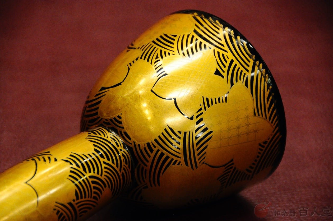 小鼓 桜花散蒔絵小鼓胴 - TC楽器 - TCGAKKI