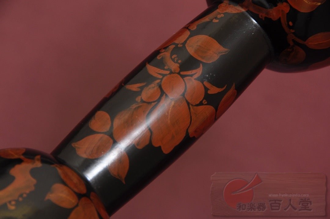 小鼓胴 牡丹蒔絵小鼓胴 - TC楽器 - TCGAKKI