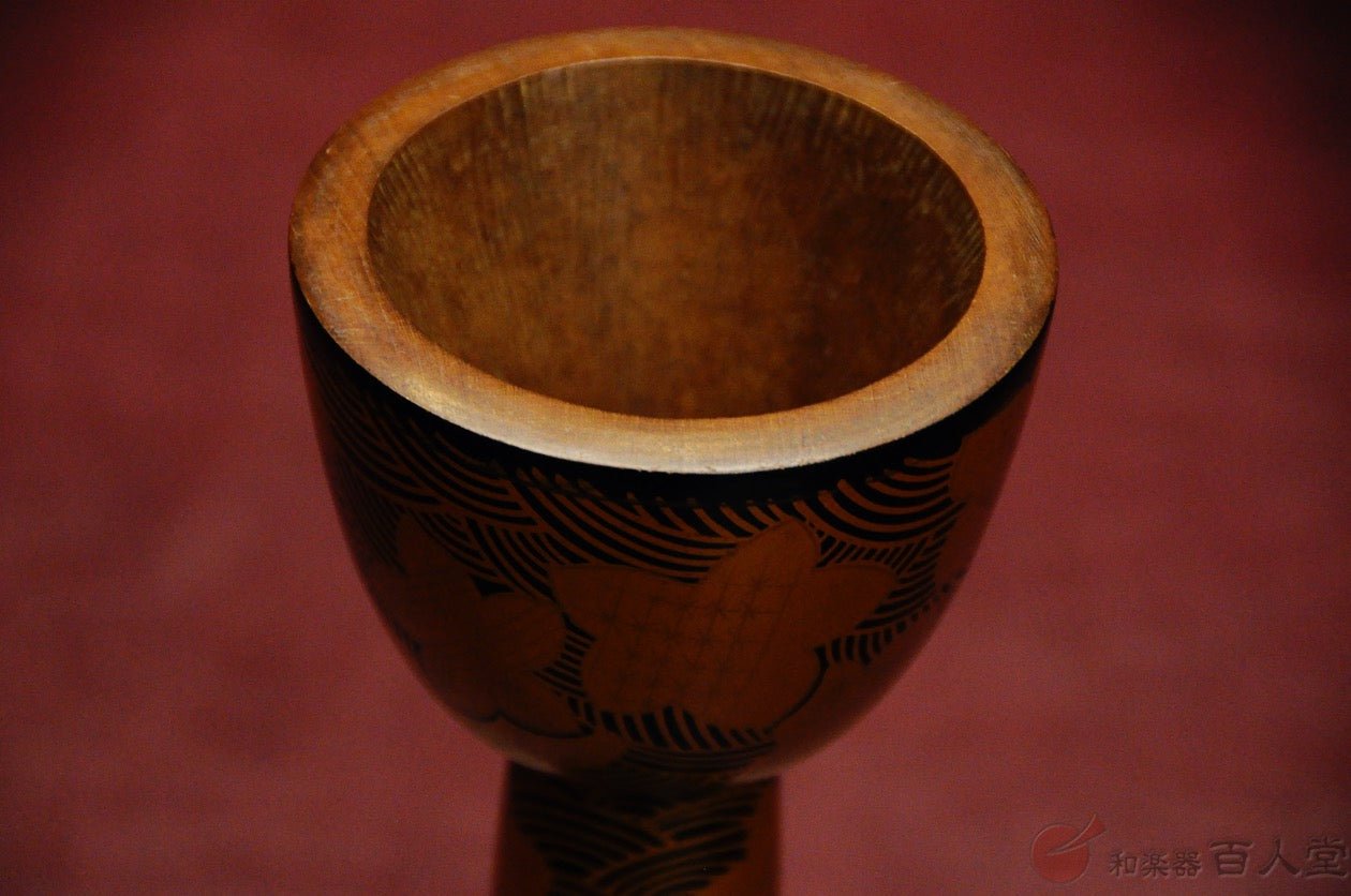 小鼓 桜花散蒔絵小鼓胴 - TC楽器 - TCGAKKI