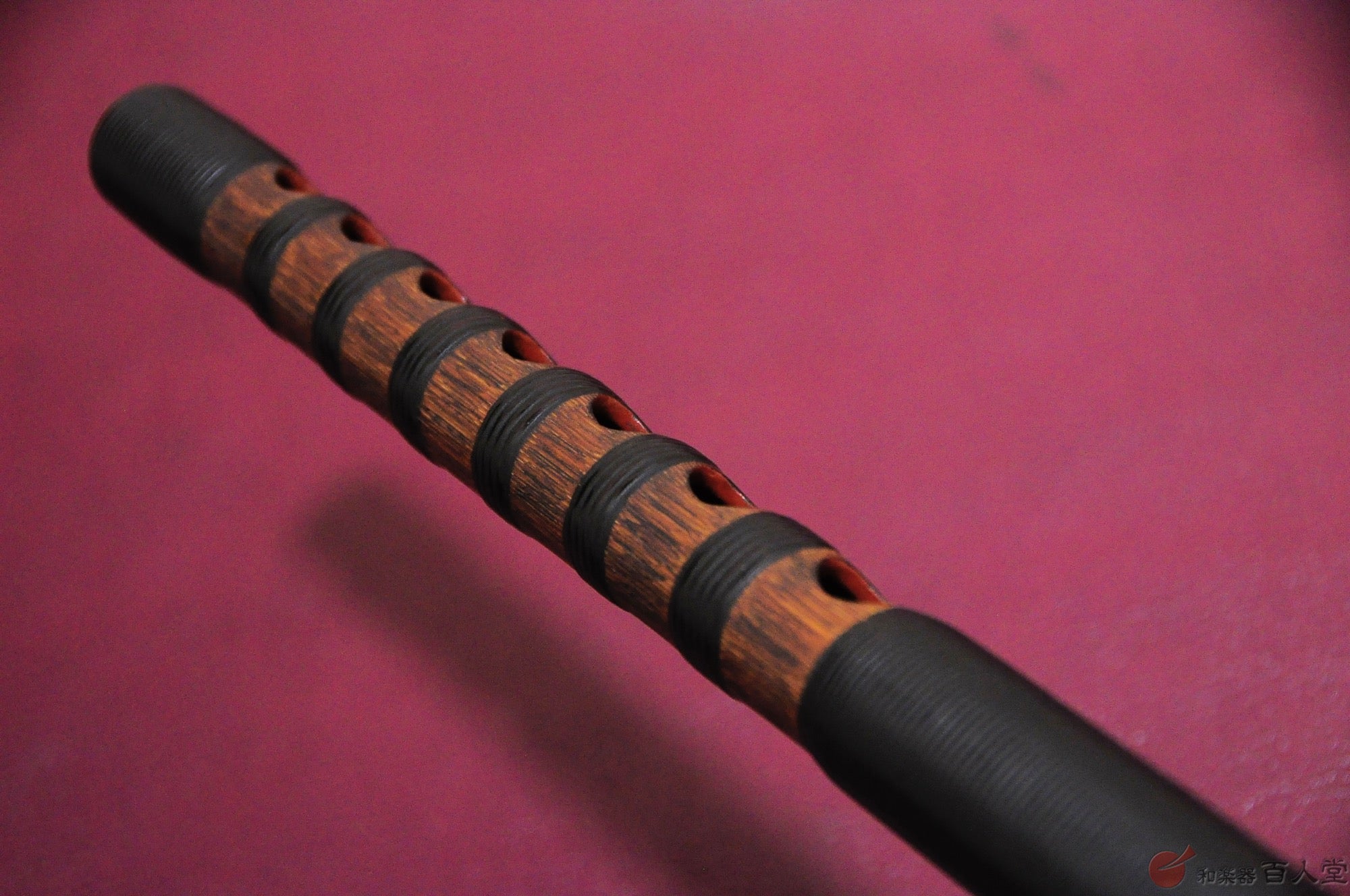 龍笛古管 煤竹櫻樺巻き - TC楽器 - TCGAKKI