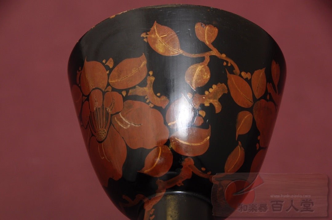 小鼓胴 牡丹蒔絵小鼓胴 - TC楽器 - TCGAKKI