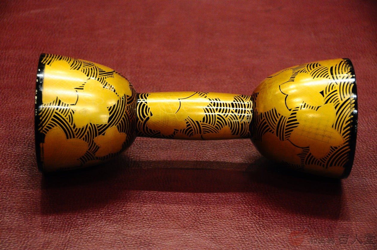 小鼓 桜花散蒔絵小鼓胴 - TC楽器 - TCGAKKI