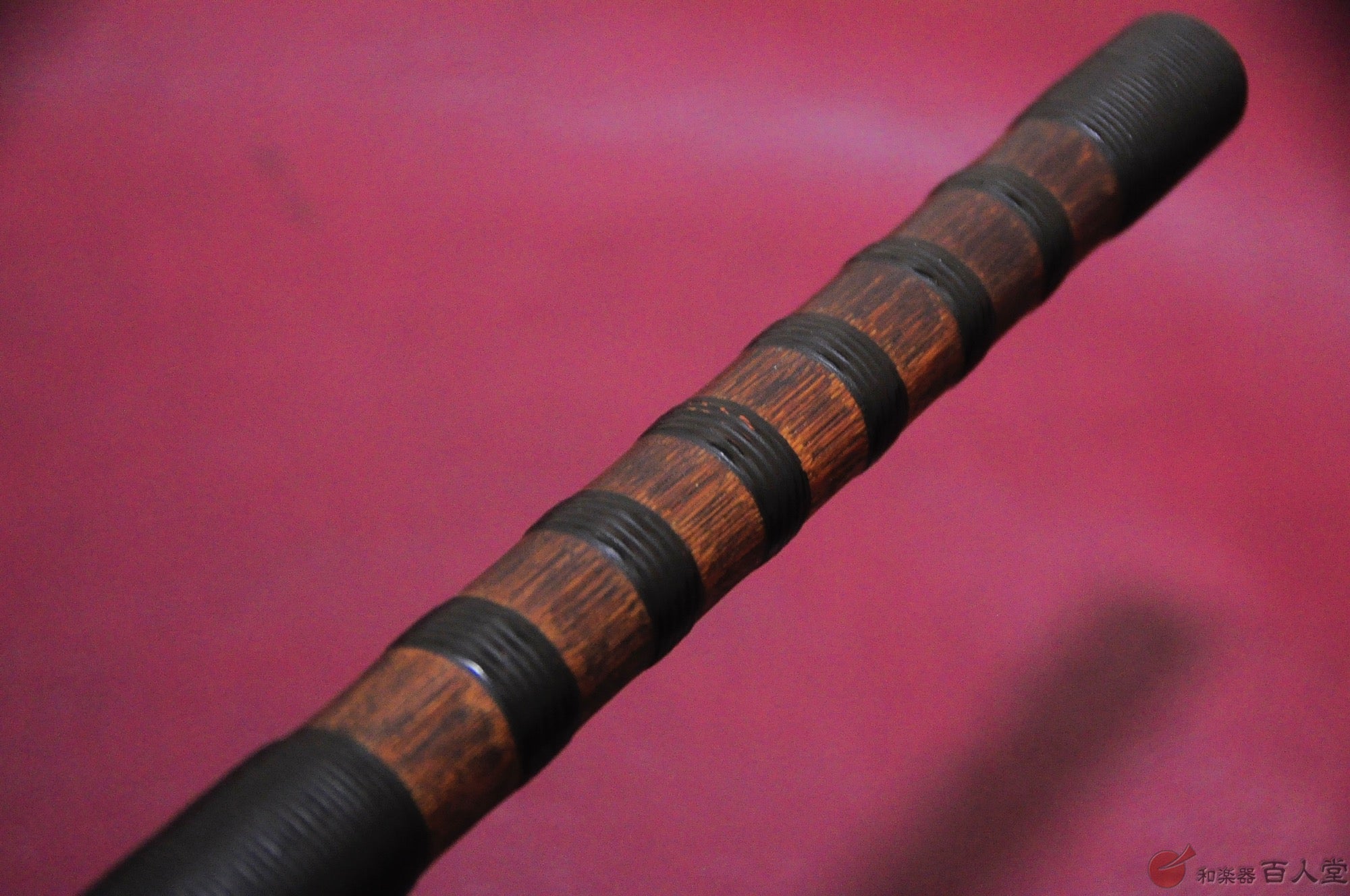 龍笛古管 煤竹櫻樺巻き - TC楽器 - TCGAKKI