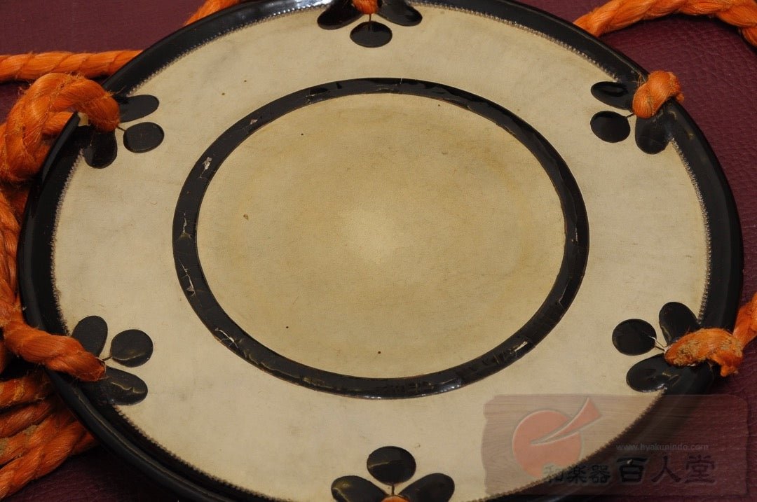 小鼓胴 瓢箪葵蒔絵小鼓胴、古革 - TC楽器 - TCGAKKI