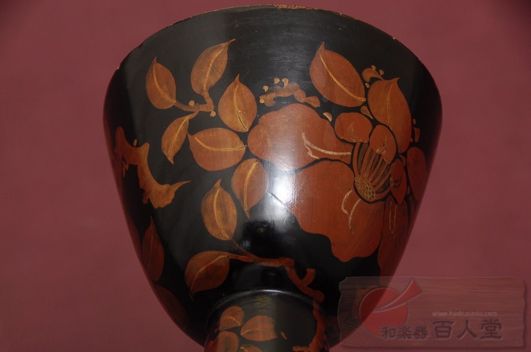 小鼓胴 牡丹蒔絵小鼓胴 - TC楽器 - TCGAKKI