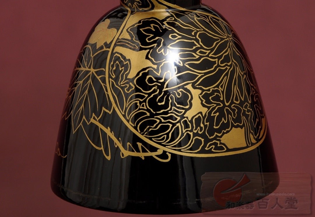 小鼓胴 瓢箪葵蒔絵小鼓胴、古革 - TC楽器 - TCGAKKI