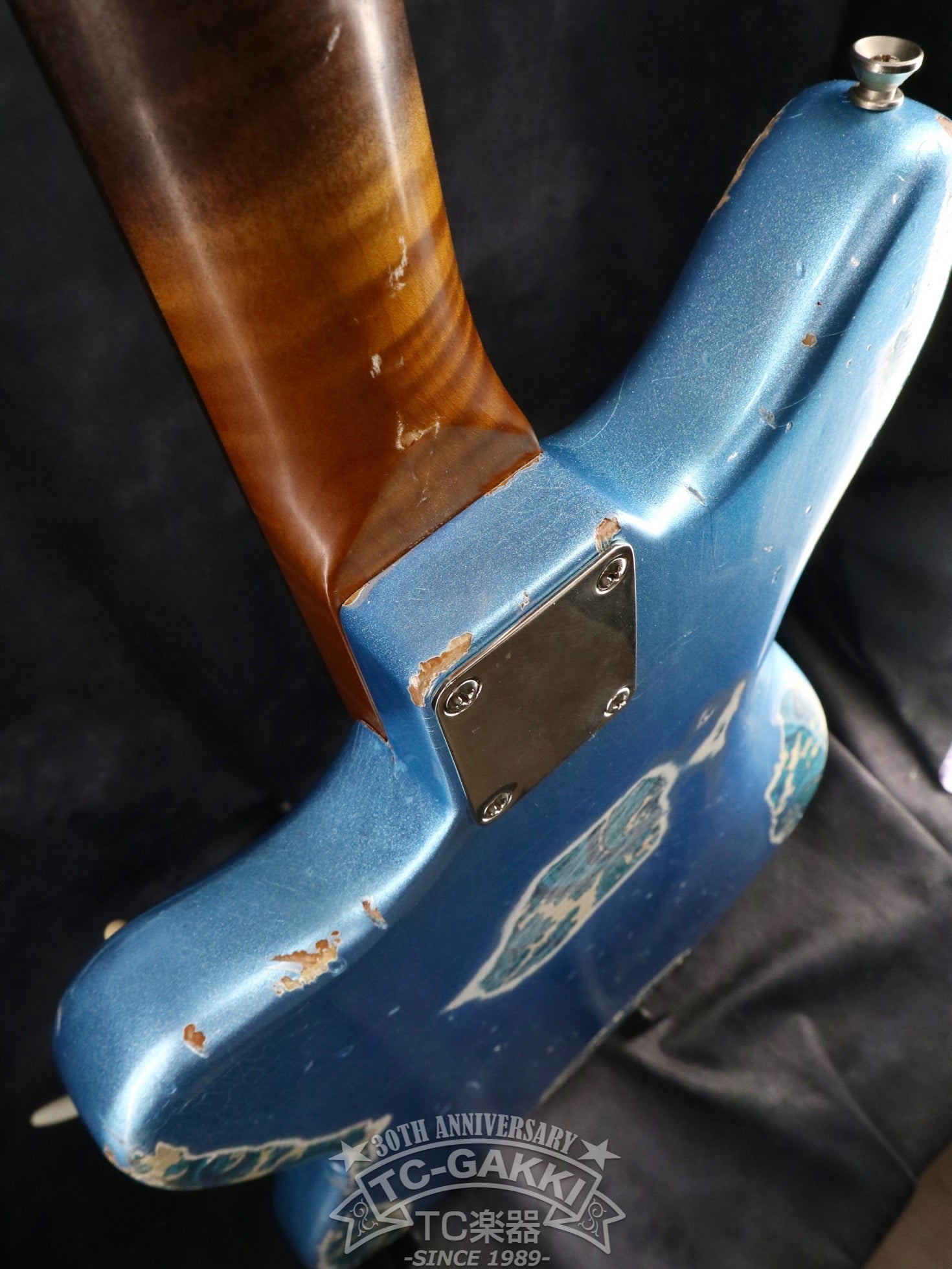 Ronnie Scott Ice Blue Metallic Over Paisley - TC楽器 - TCGAKKI