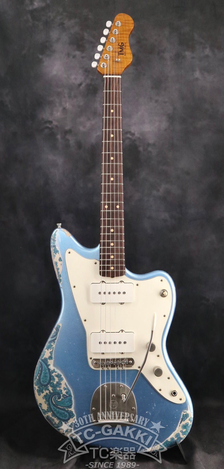 Ronnie Scott Ice Blue Metallic Over Paisley - TC楽器 - TCGAKKI